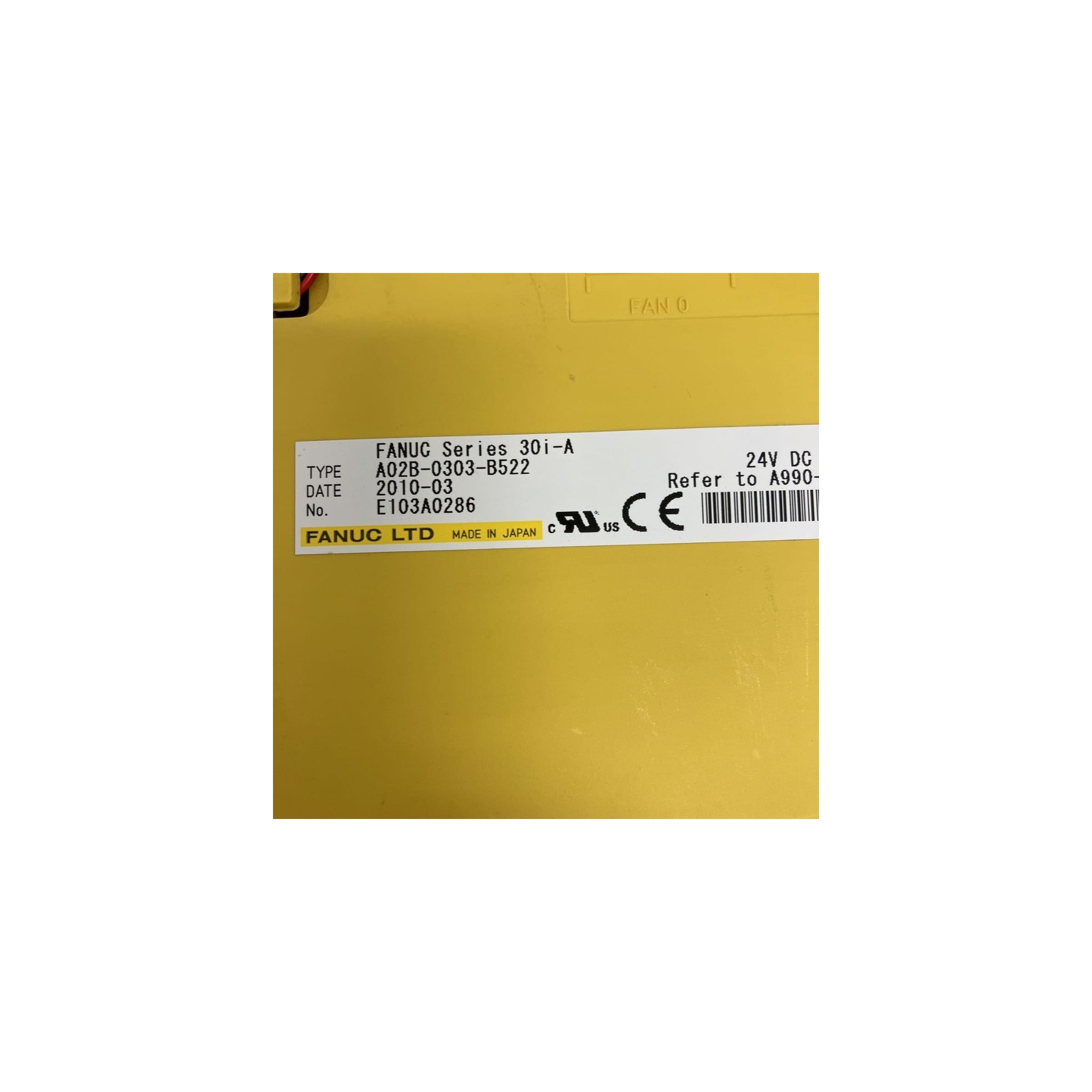 Fanuc 30i-Model A Basic Unit (2 Slots, Optional Settings) A02B-0303-B522