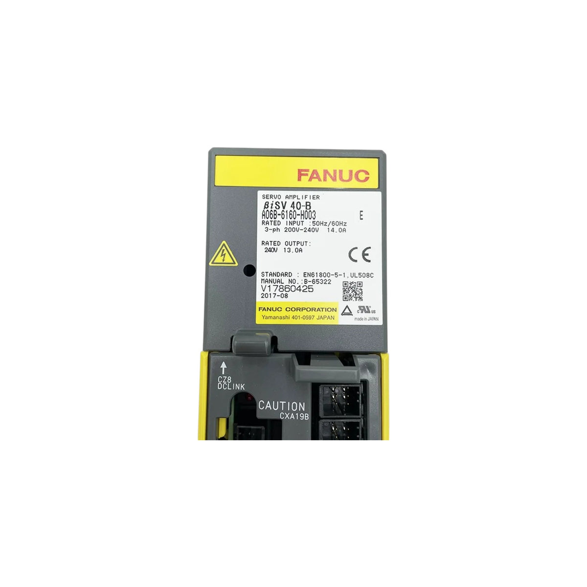 Fanuc Servo Amplifier βiSV40-B A06B-6160-H003