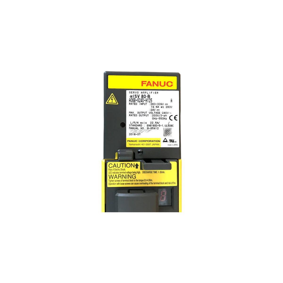 Fanuc Servo Amplifier αiSV 4-B A06B-6240-H101