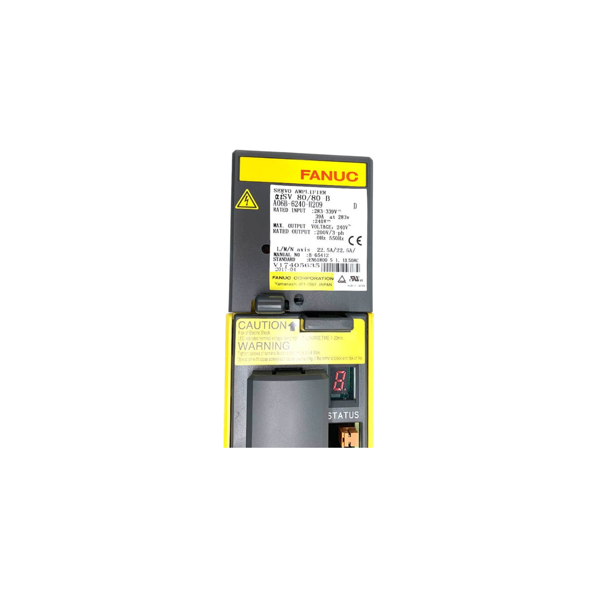Fanuc Servo Amplifier αiSV 80/80-B A06B-6240-H209