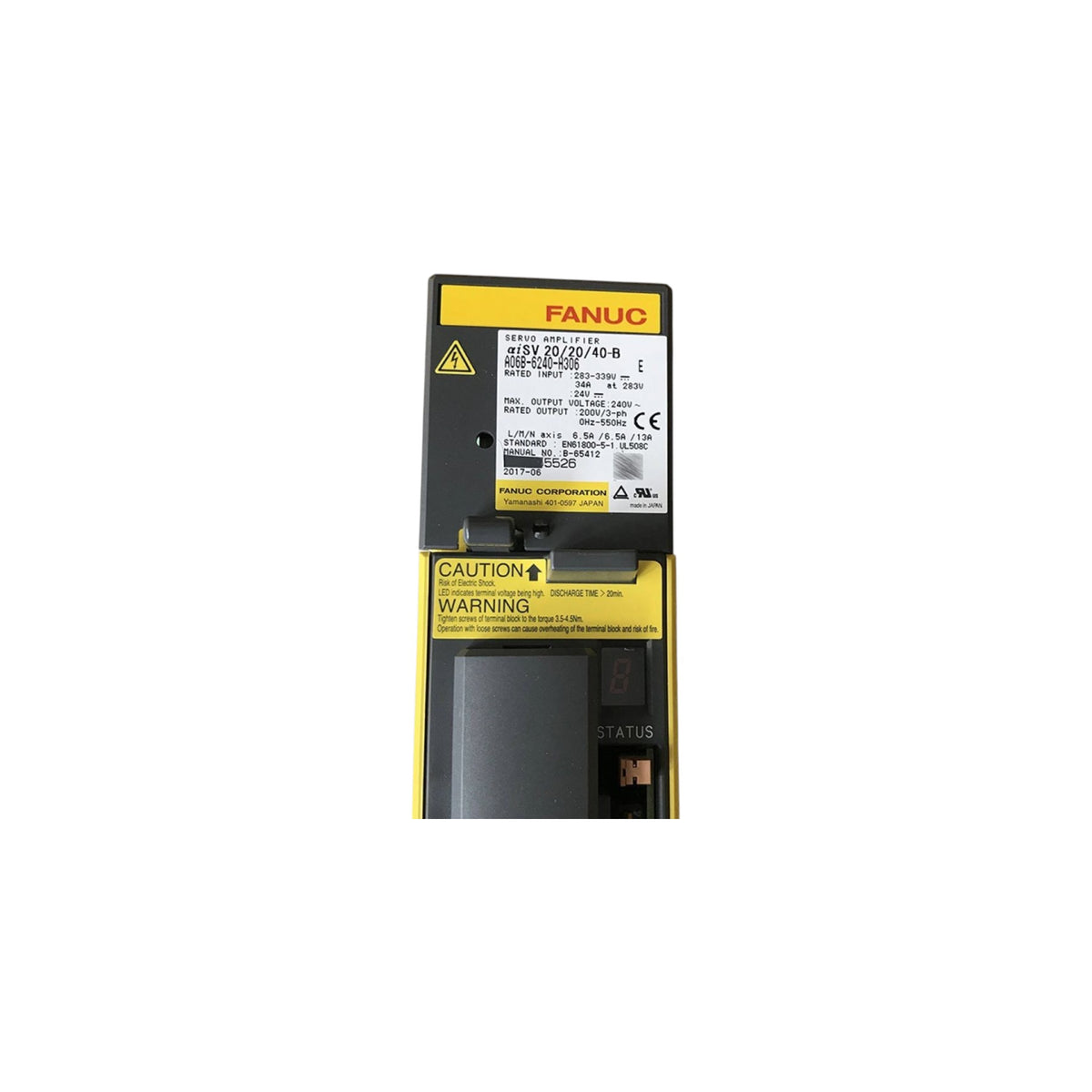 Fanuc Servo Amplifier αiSV 20/20/40-B A06B-6240-H306