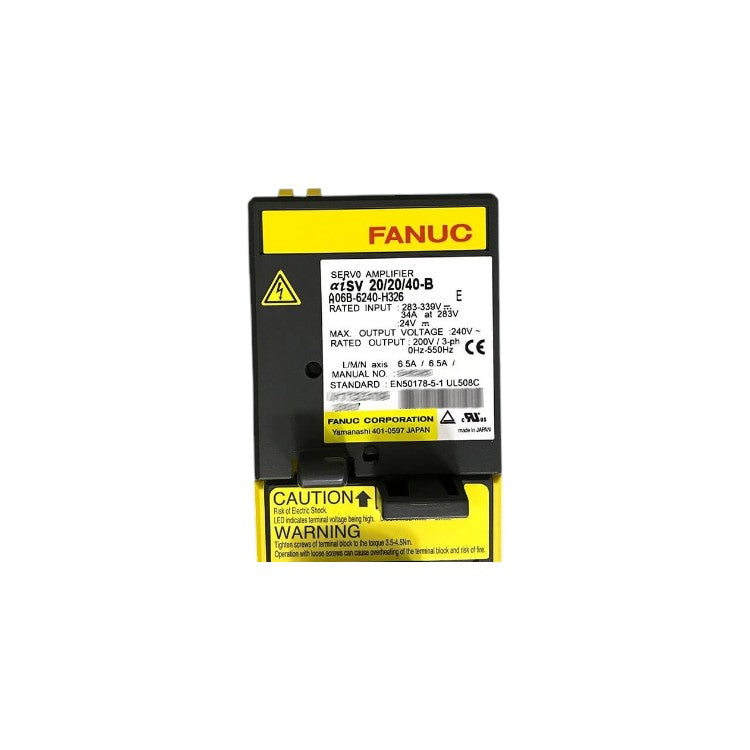 Fanuc Servo Amplifier αiSV 20/20/40-B A06B-6240-H326