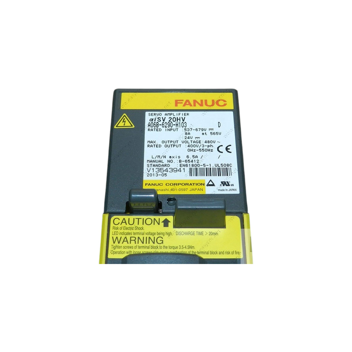 Fanuc Servo Amplifier αiSV 20HV-B A06B-6290-H103