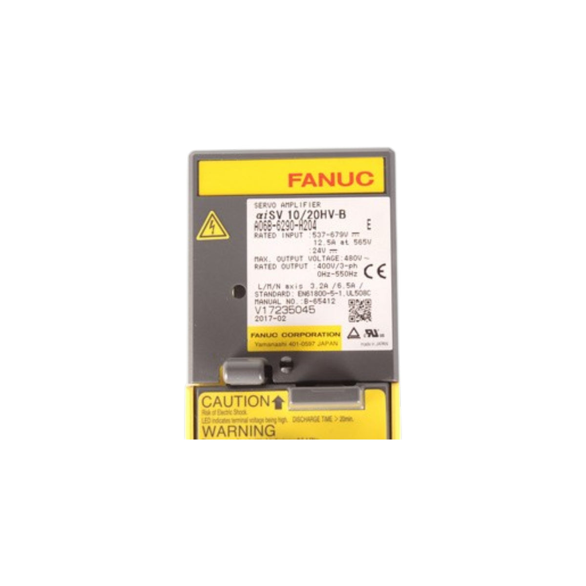 Fanuc Servo Amplifier αiSV 10/20HV-B A06B-6290-H204