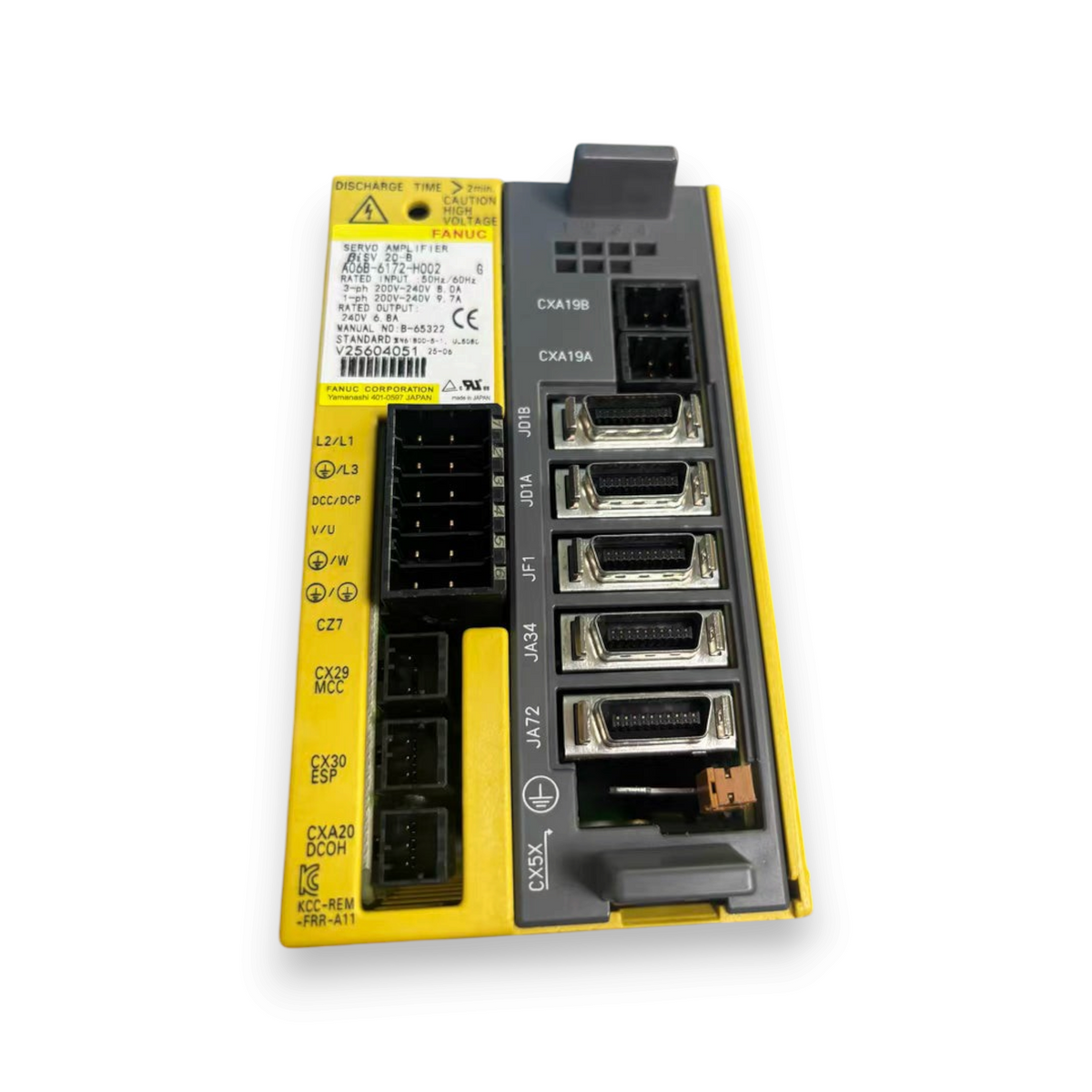 Fanuc Servo Amplifier βiSV20-B A06B-6172-H002 (I/O Link) - JJ Automation