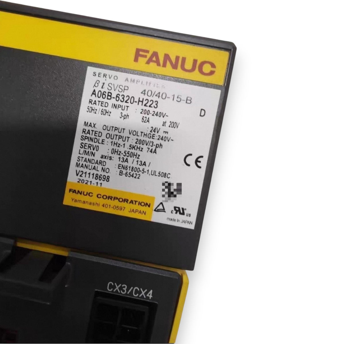 Fanuc A06B-6320-H223 - JJ Automation