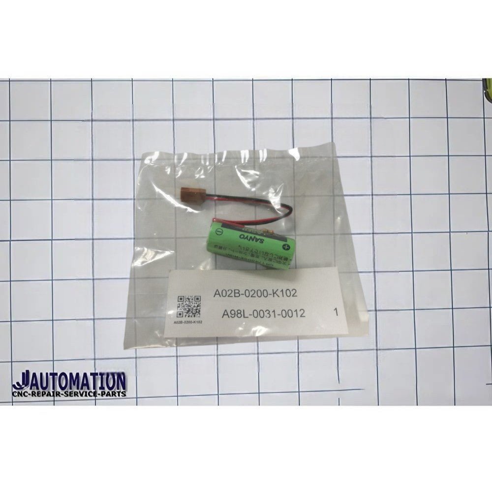 Fanuc Battery for 0i - F Plus Series A02B - 0200 - K102 - JJAutomation