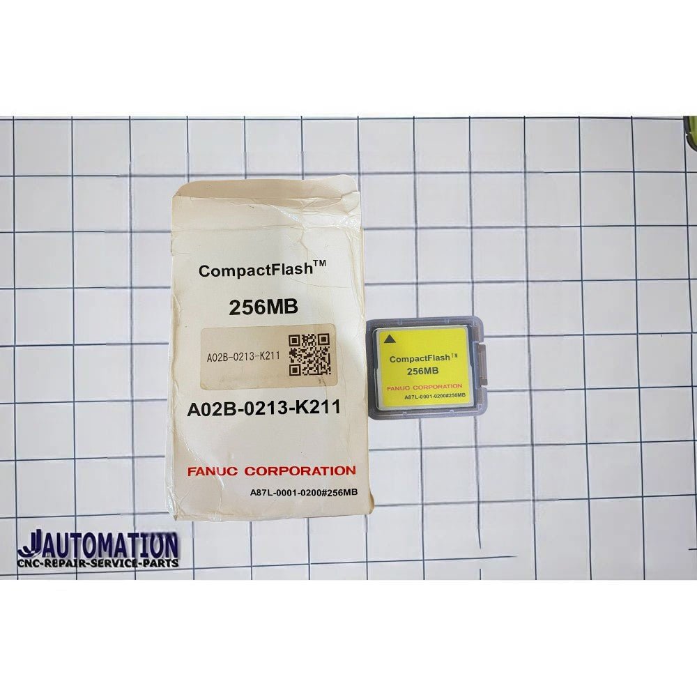 Fanuc Compact flash card (256MB) 0i - F Plus Series A02B - 0213 - K211 - JJAutomation