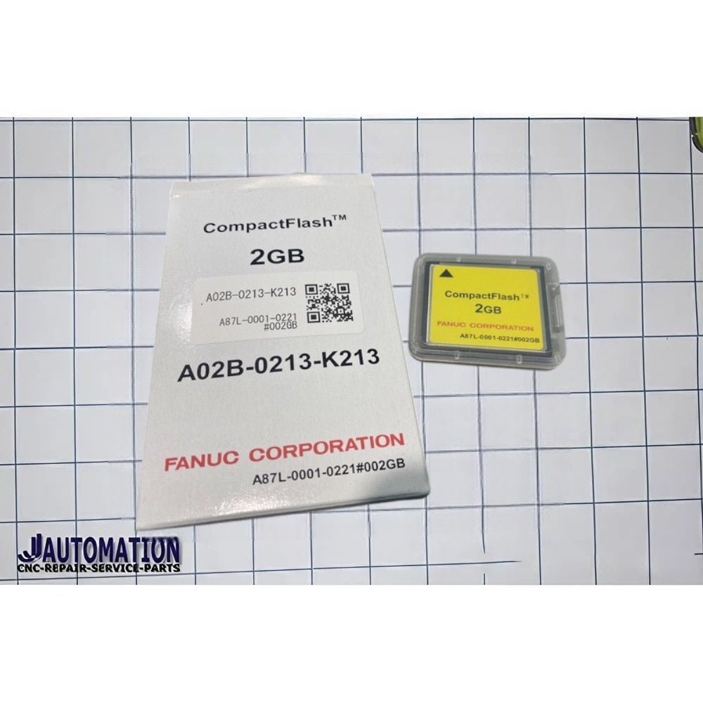 Fanuc Compact flash card (2GB) 0i - F Plus Series A02B - 0213 - K213 - JJAutomation