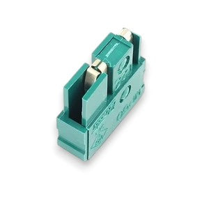 JJAutomation Fanuc A02B-0319-K100 CNC machine fuse in green plastic housing for 0i-F Plus series.