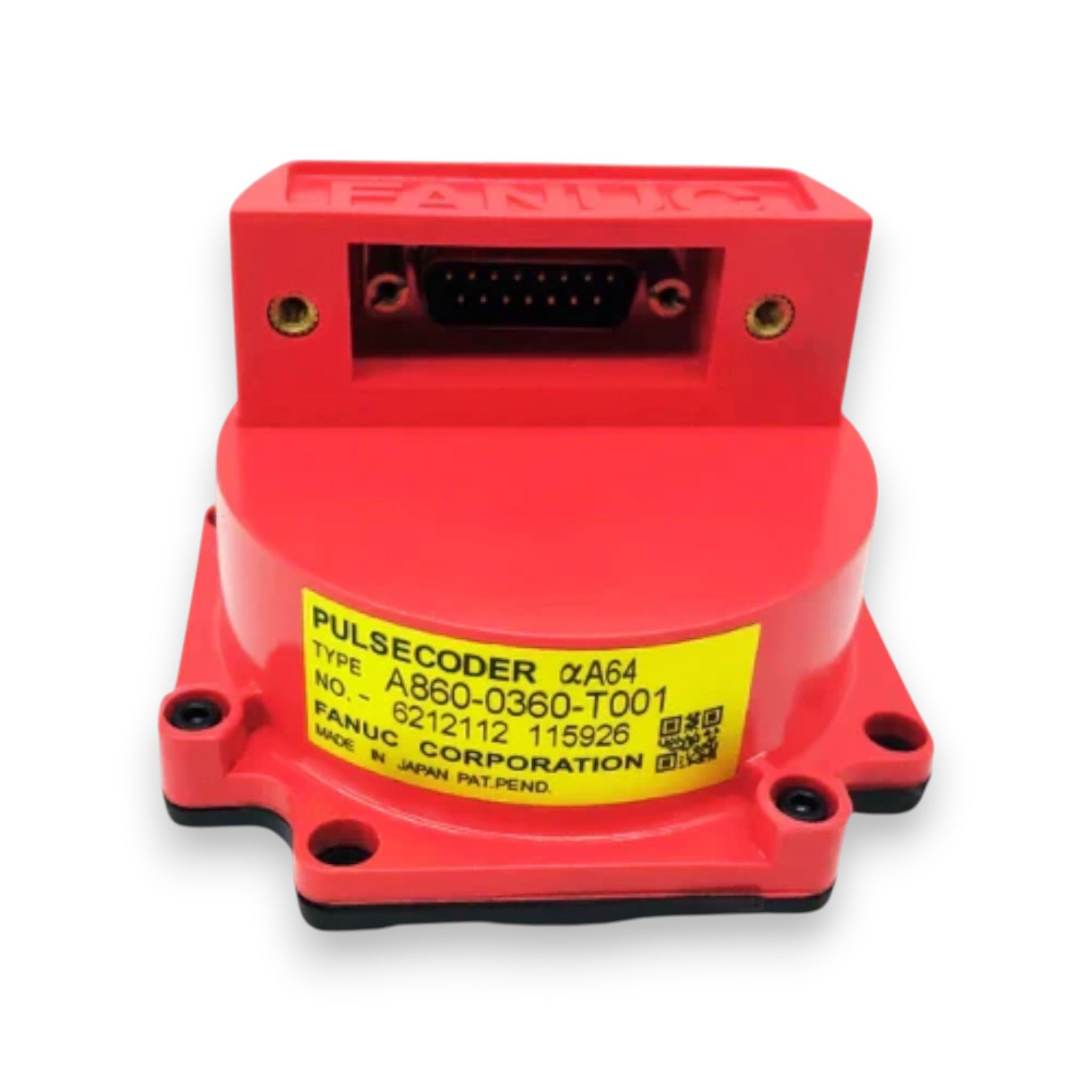 JJAutomation Fanuc A860-0360-T001 alpha A64 pulse coder for servo motors with yellow identification label