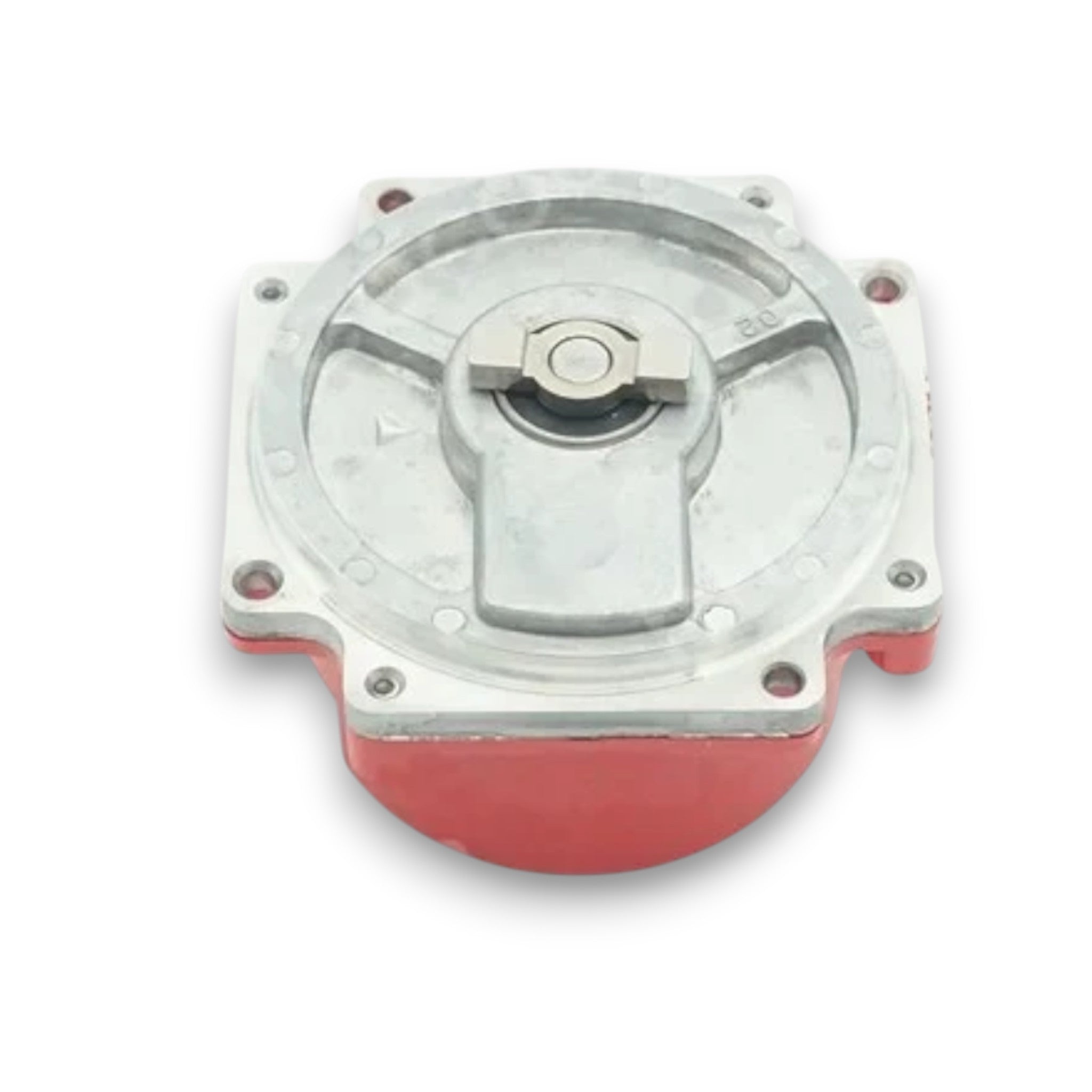 JJAutomation Fanuc A860-0360-T001 alpha A64 pulse coder for servo motors with red housing and metal mounting plate