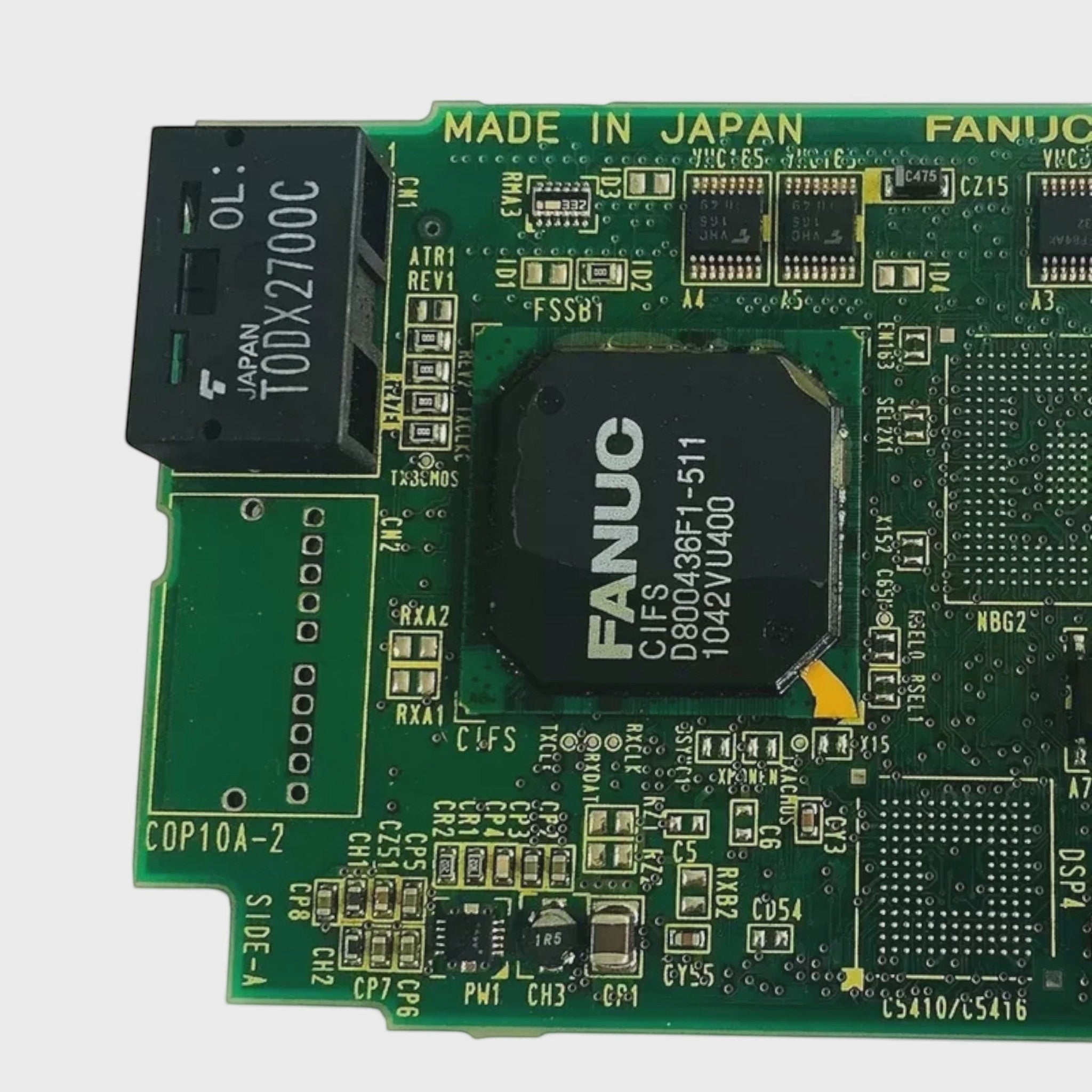 JJAutomation Fanuc A20B-3300-0638 axis control PCB for 0i-D CNC systems with central processor chip