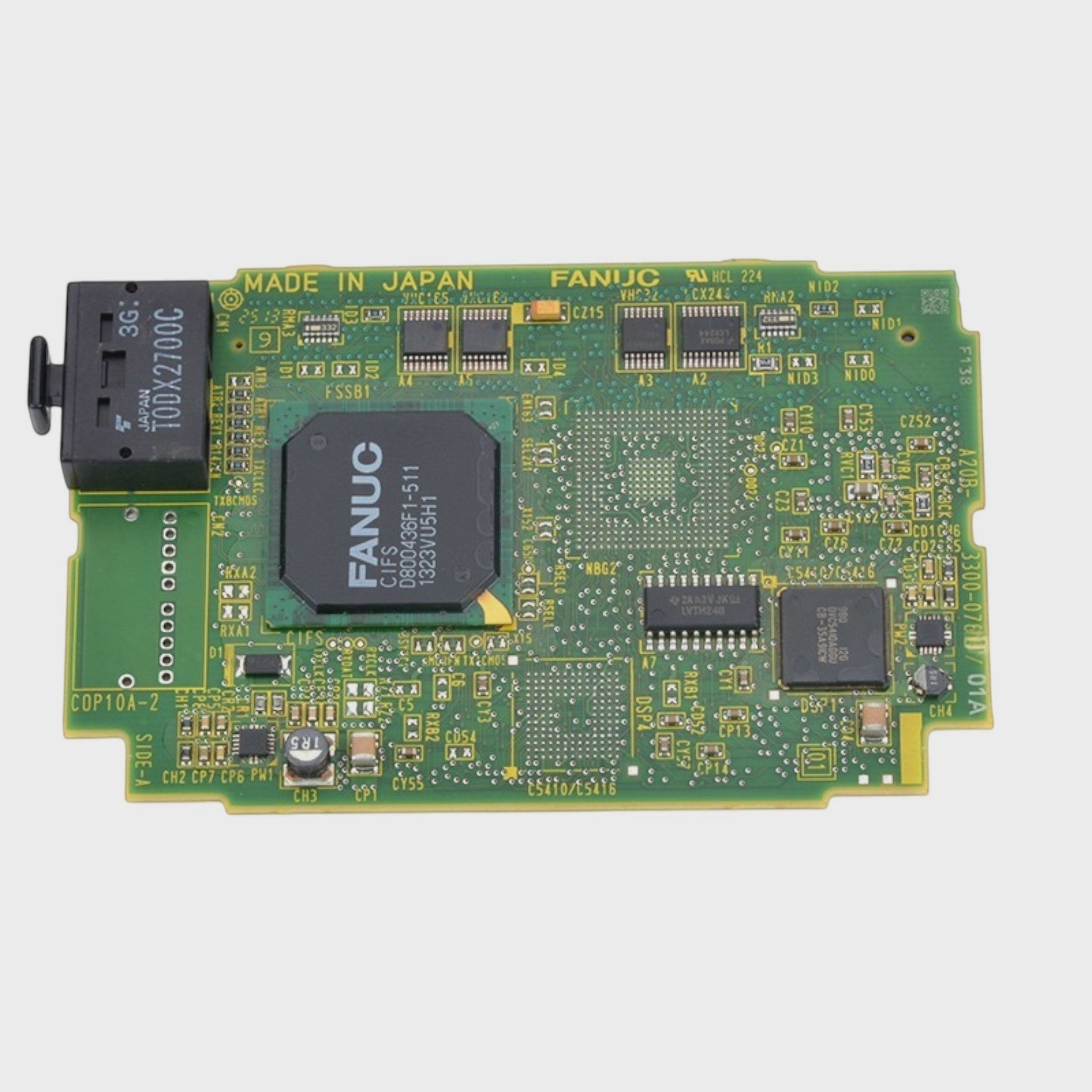 JJAutomation Fanuc A20B-3300-0761 axis PCB board for CNC machines with integrated processor and electronic components