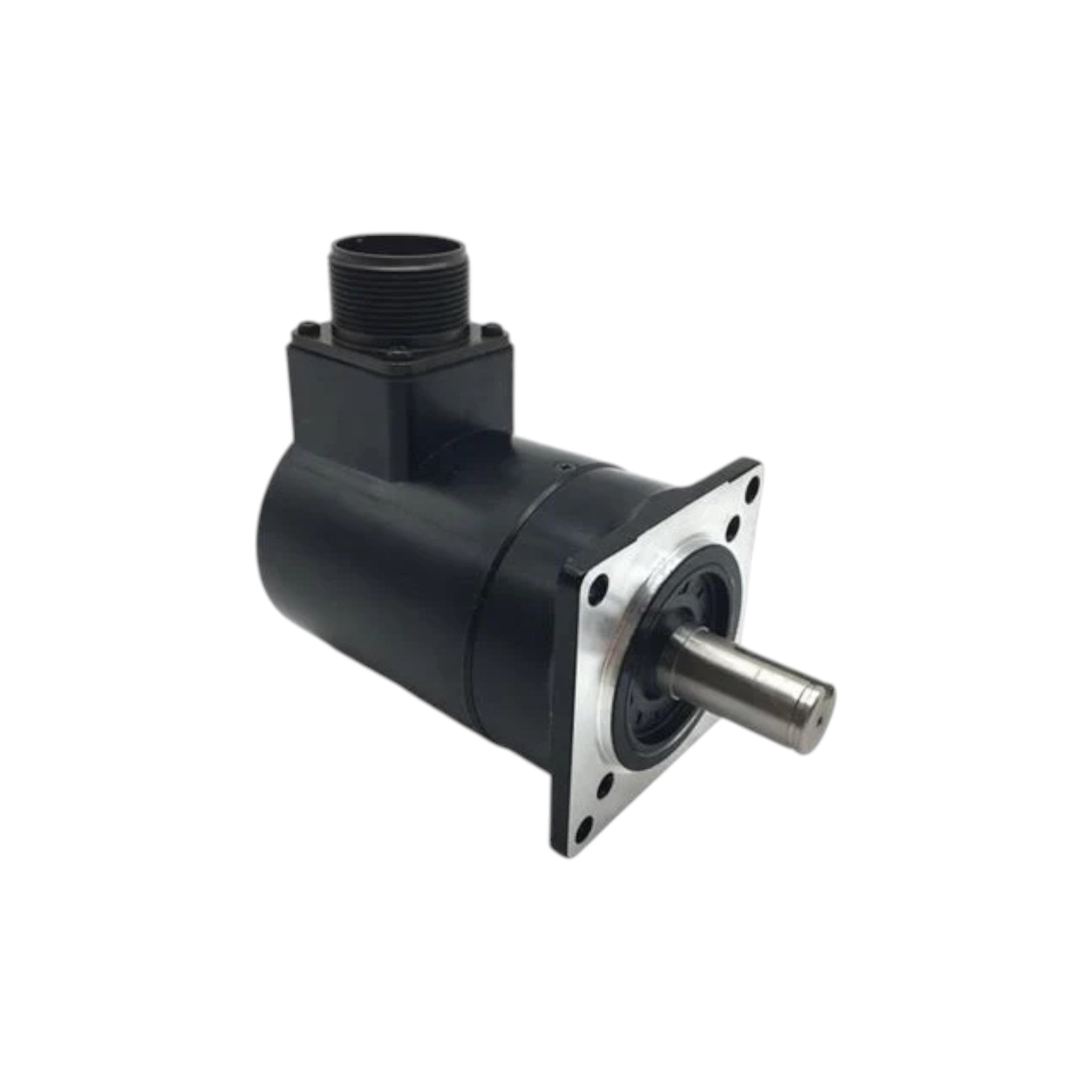 JJAutomation Fanuc A860-0309-T302 CNC encoder with black cylindrical housing and metal mounting flange