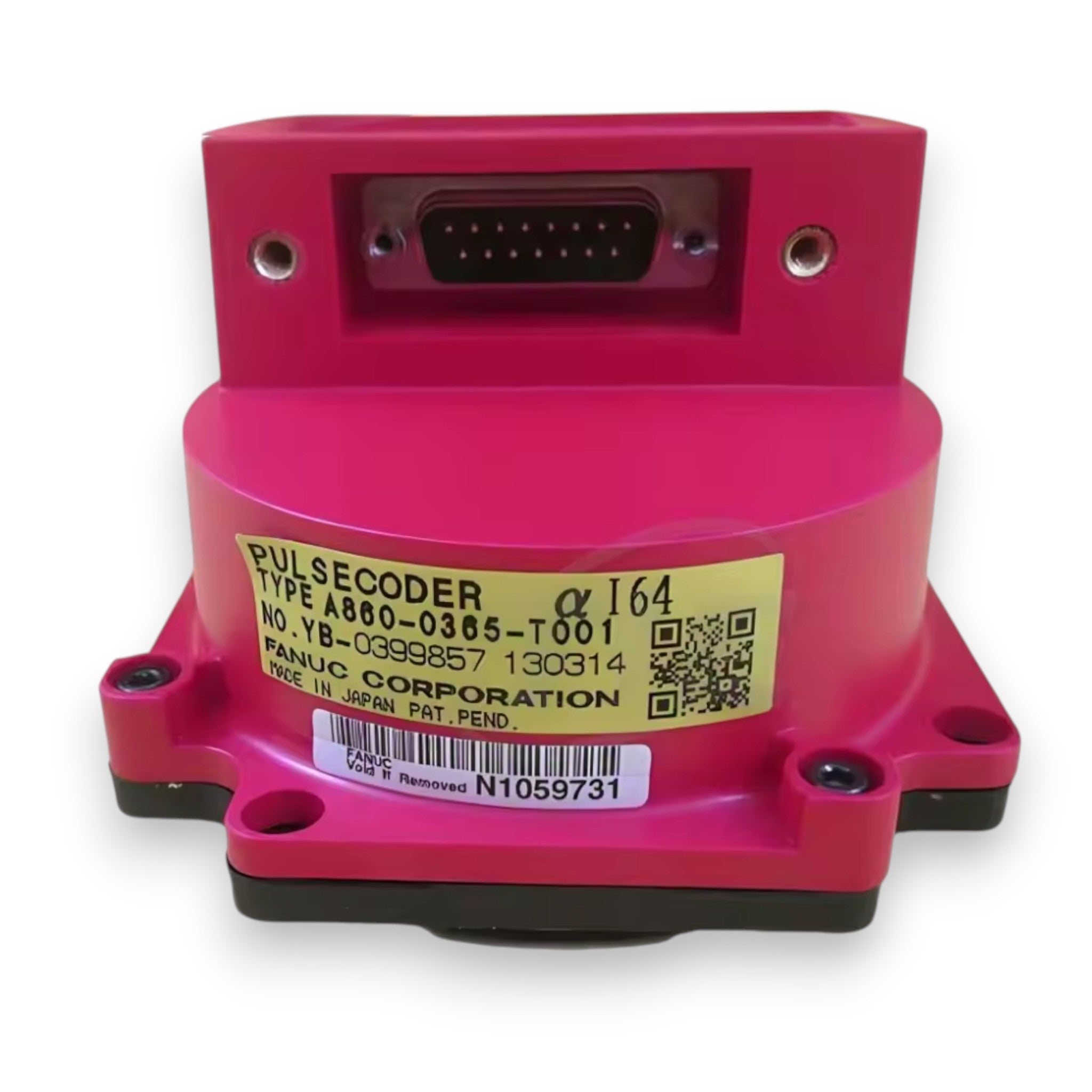 JJAutomation Fanuc A860-0365-T001 alpha i64 incremental pulse coder for servo motors with yellow identification label