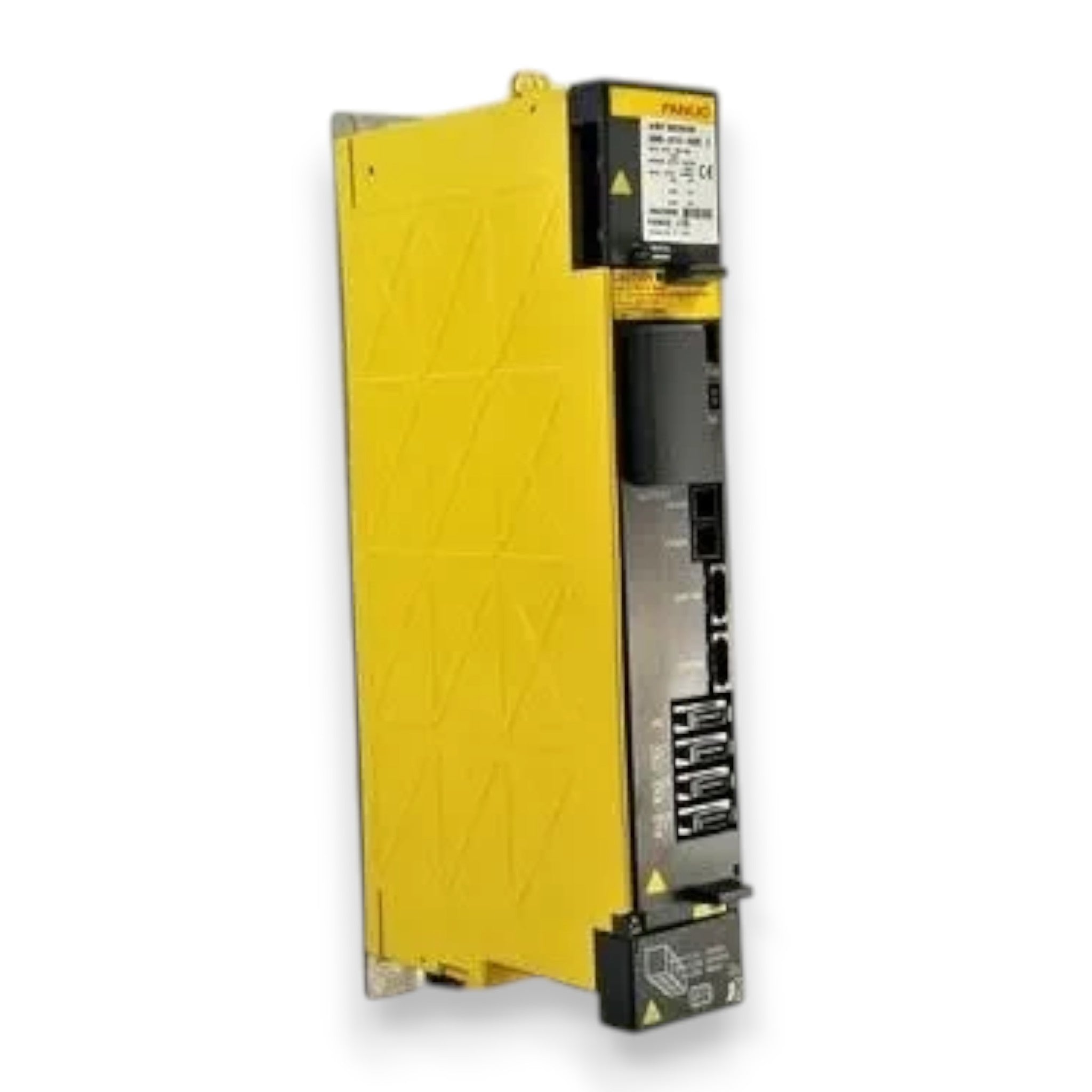JJAutomation FANUC A06B-6117-H303 Alpha i 3-axis servo amplifier module in yellow and black casing