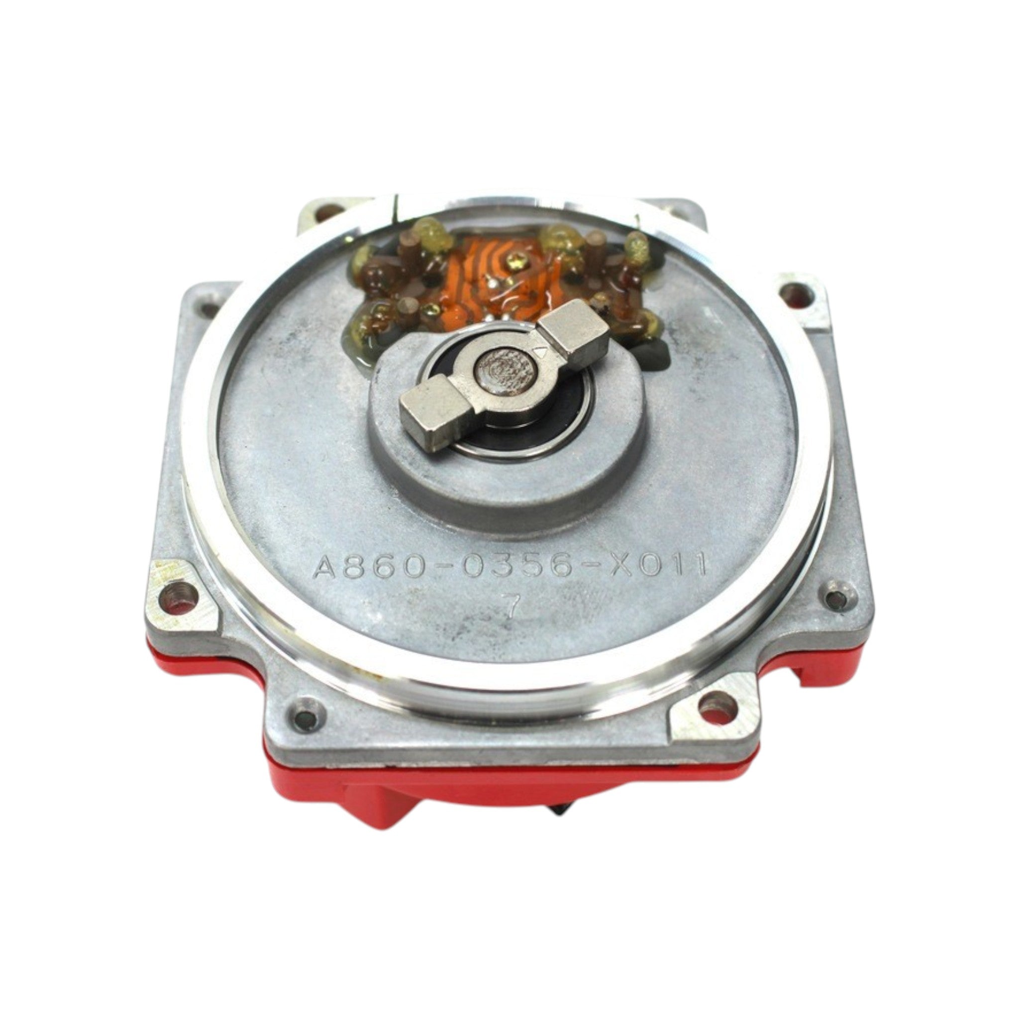 JJAutomation Fanuc A860-0360-T201 servo motor encoder with metal housing and internal electronic components