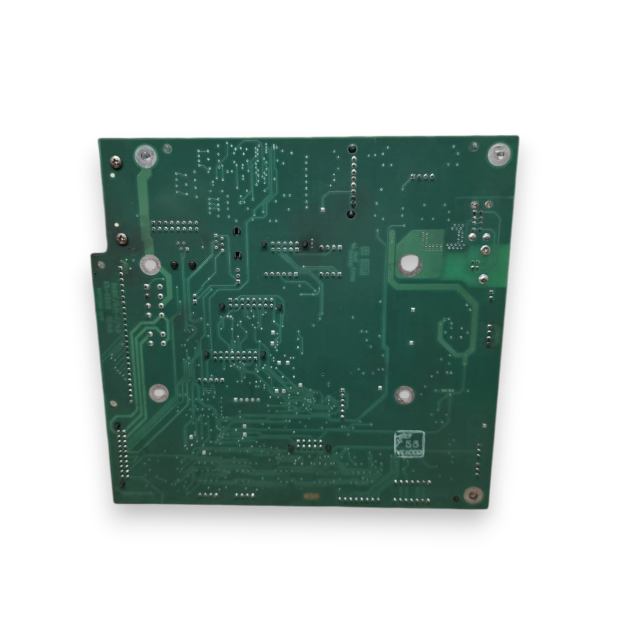 JJAutomation Haas 93-32-4241D keyboard interface board showing the green circuit board back view