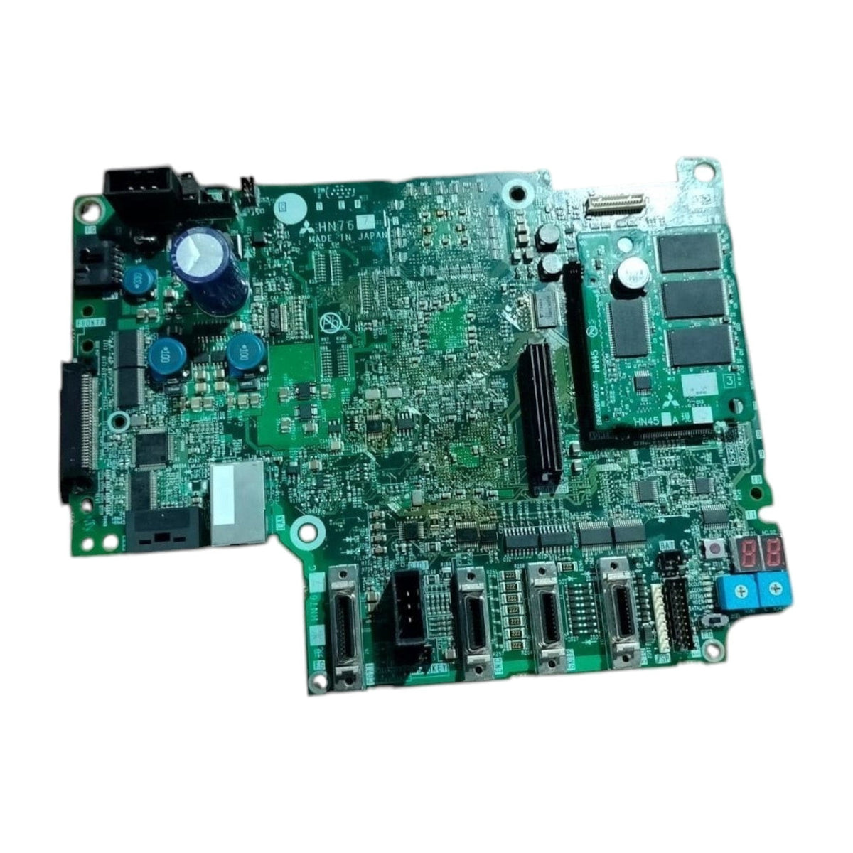 JJAutomation Mitsubishi M70 HN765 main control card for CNC systems with green circuit board and electronic components