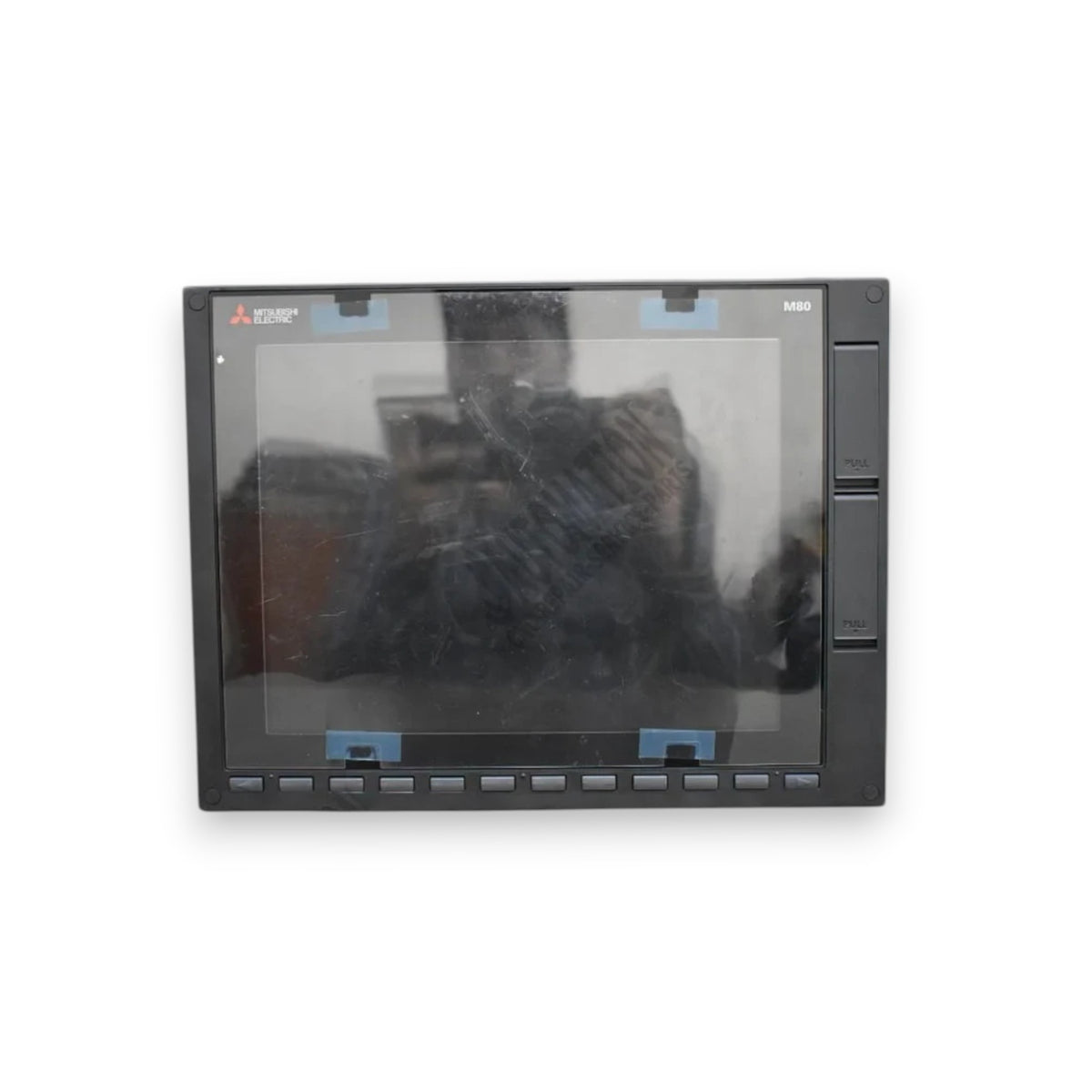 JJAutomation Mitsubishi M800S 10.4-inch color TFT touch panel control unit with VGA display and menu keys