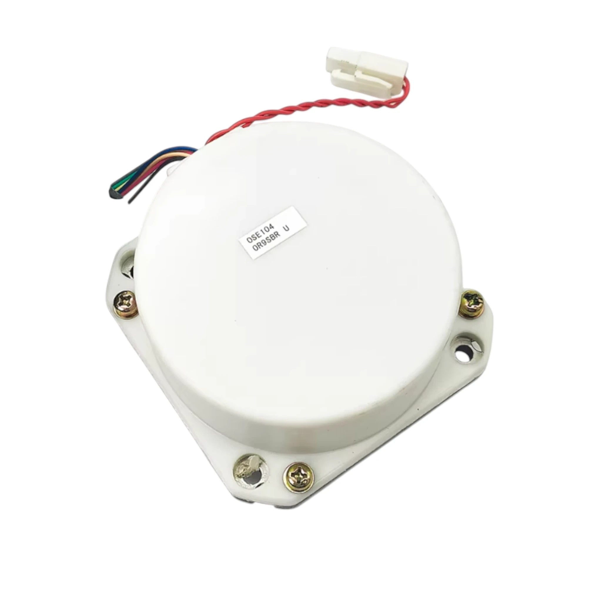 JJAutomation Mitsubishi OSE104 incremental rotary encoder with white housing and electrical connector cable
