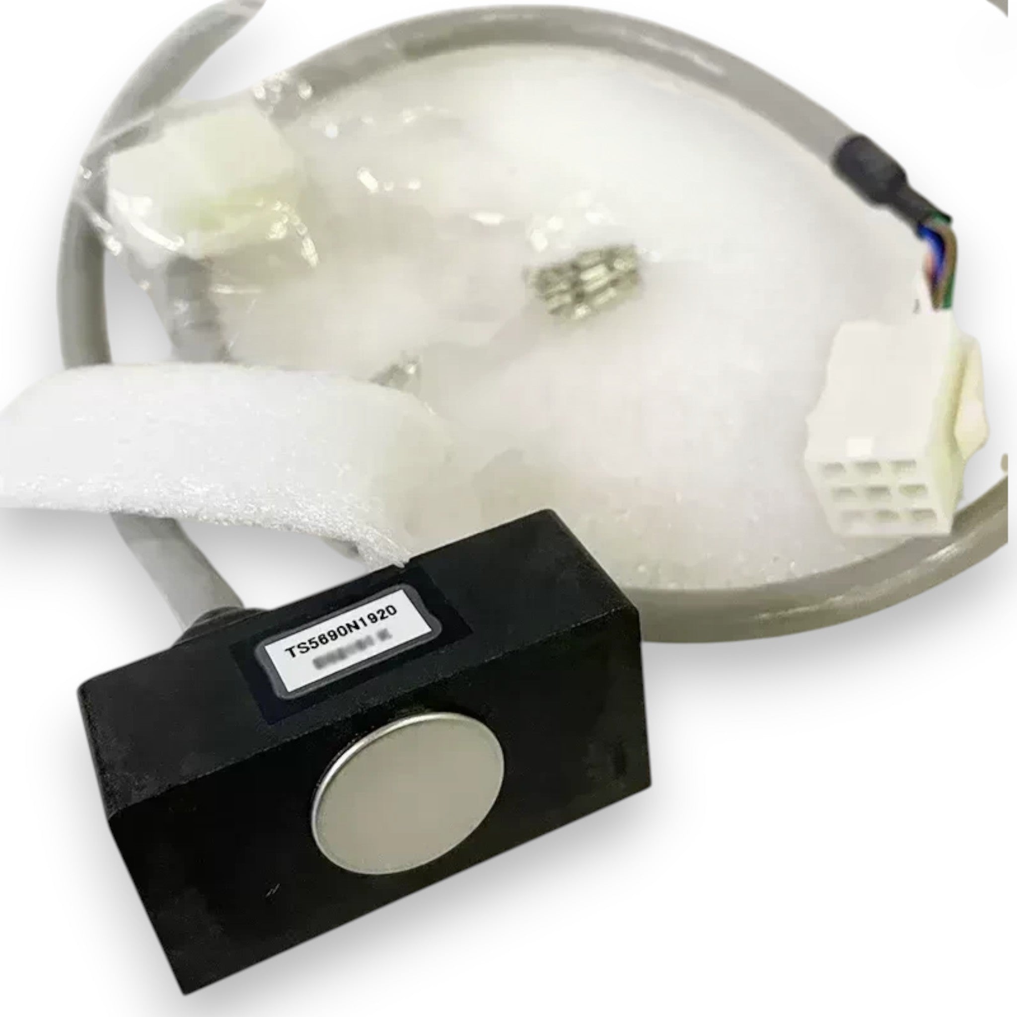 JJAutomation Mitsubishi TS5691 serial spindle encoder sensor unit with grey cable and white connector