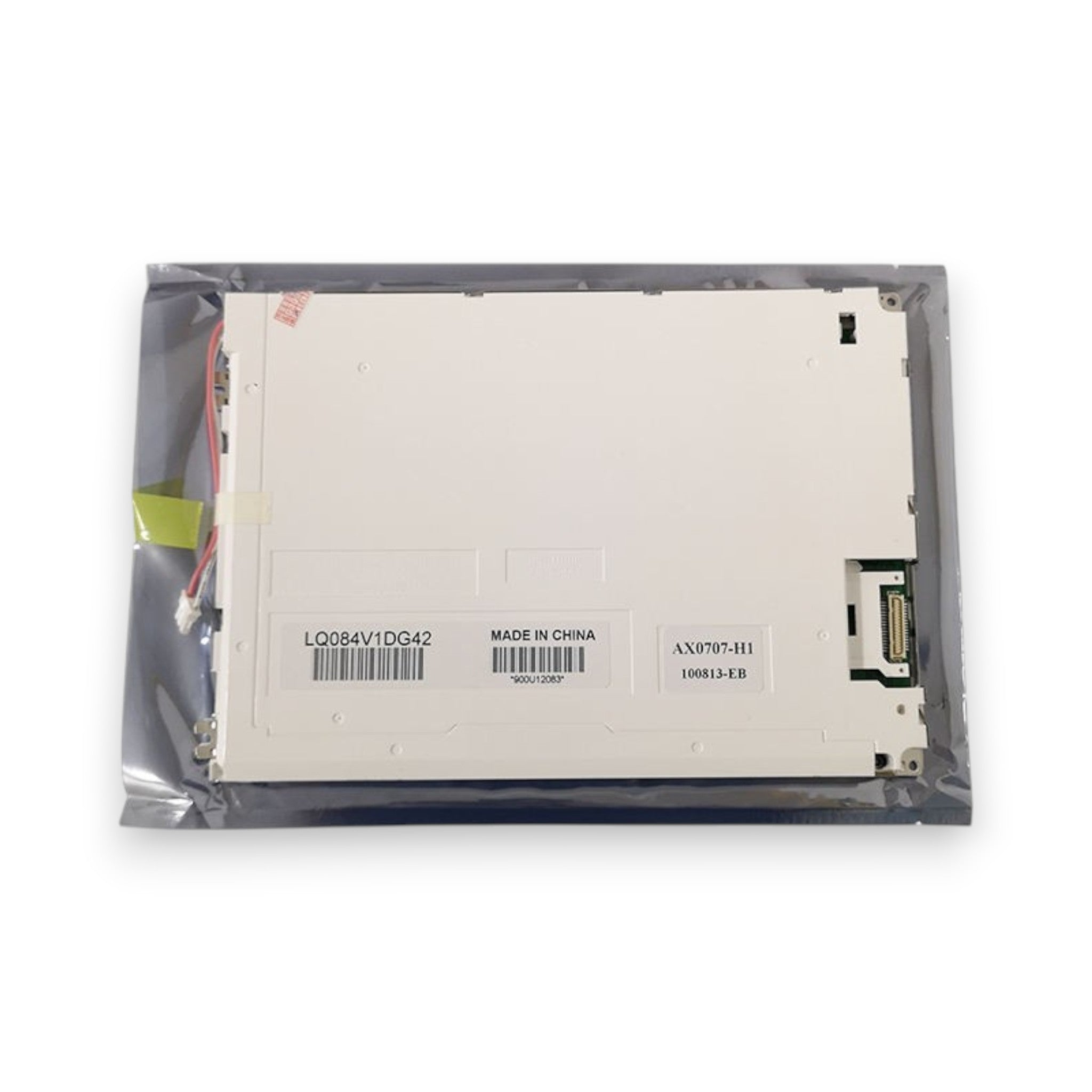 JJAutomation SHARP LCD LQ084V1DG42 display unit for CNC machines in protective anti-static packaging