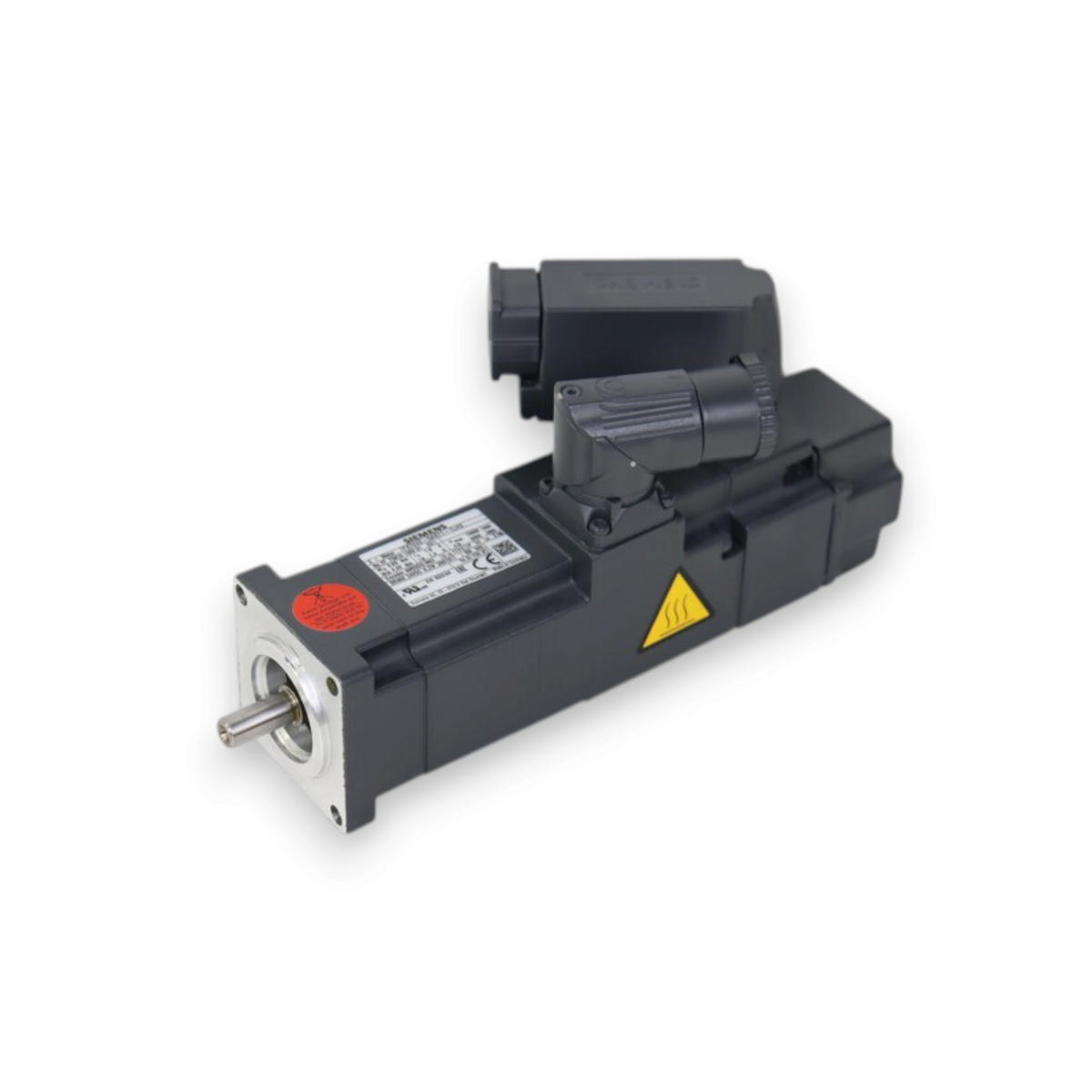 JJAutomation Siemens SIMOTICS S 1FK7 compact servo motor in anthracite grey with holding brake and DRIVE-CLiQ interface