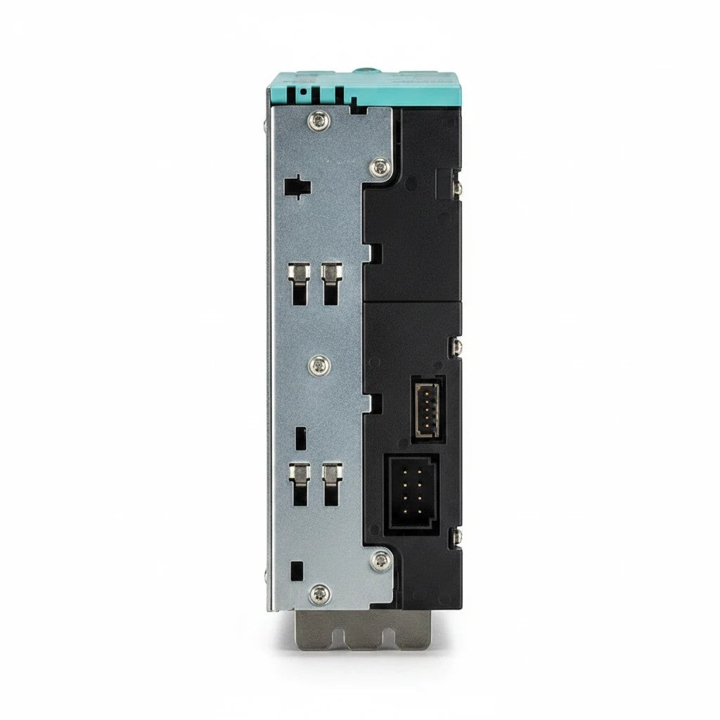 JJAutomation Siemens SINAMICS power module drive controller with compact metal housing and industrial ports.