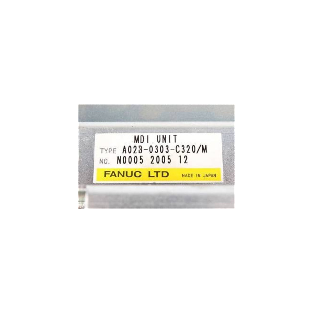 Fanuc MDI Unit M Series Standard Keyboard Horizontal A02B-0303-C320#M (300i/310i/320i)