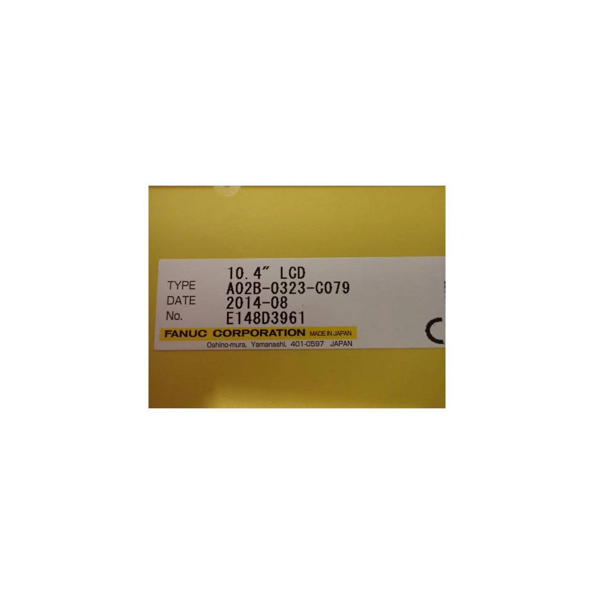 Fanuc 10.4" Touch LCD Unit B A02B-0323-C079 (31i-B)
