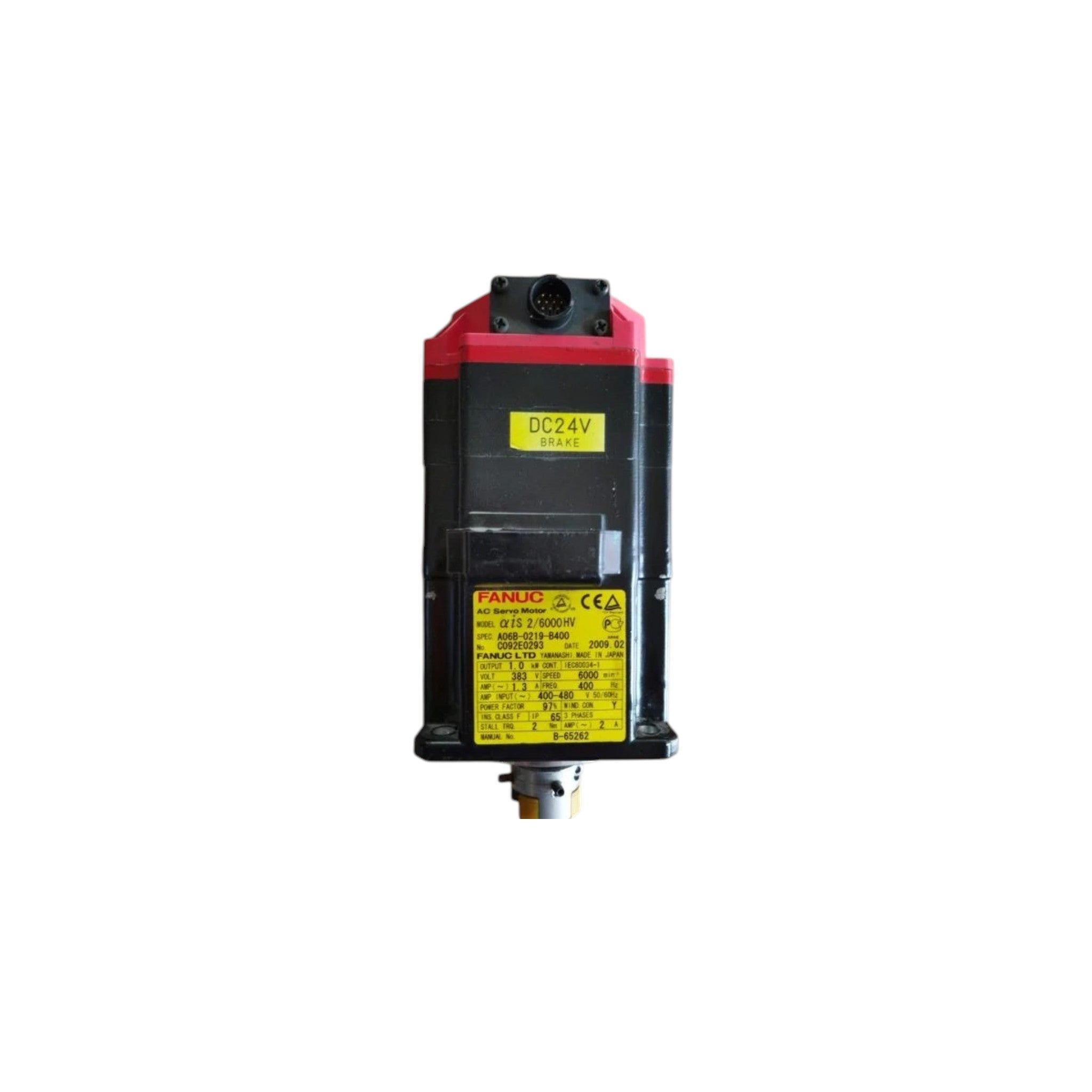 Fanuc Servo Motor αiS 2/6000HV A06B-0219