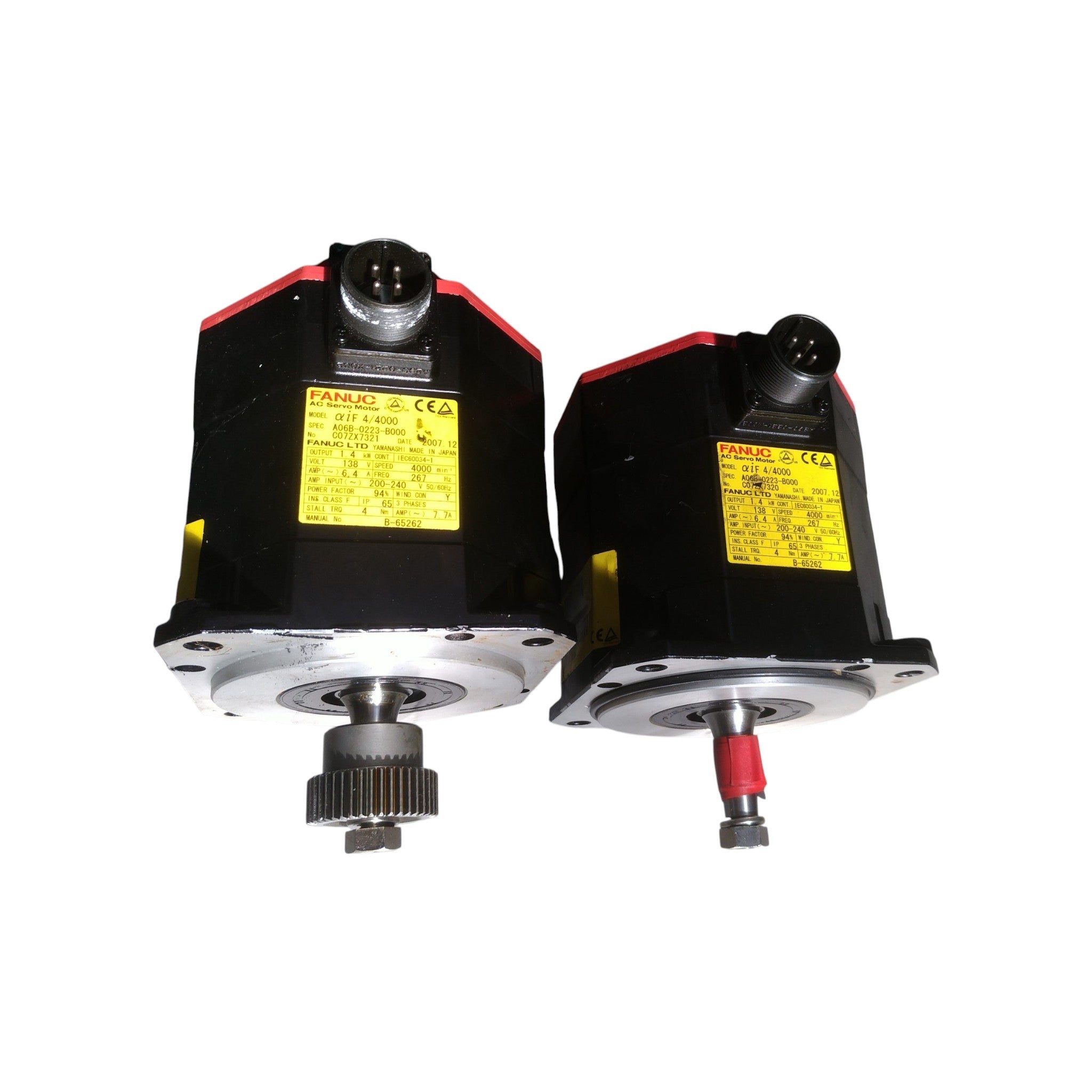 Fanuc Servo Motor αiF 4/4000 A06B-0223