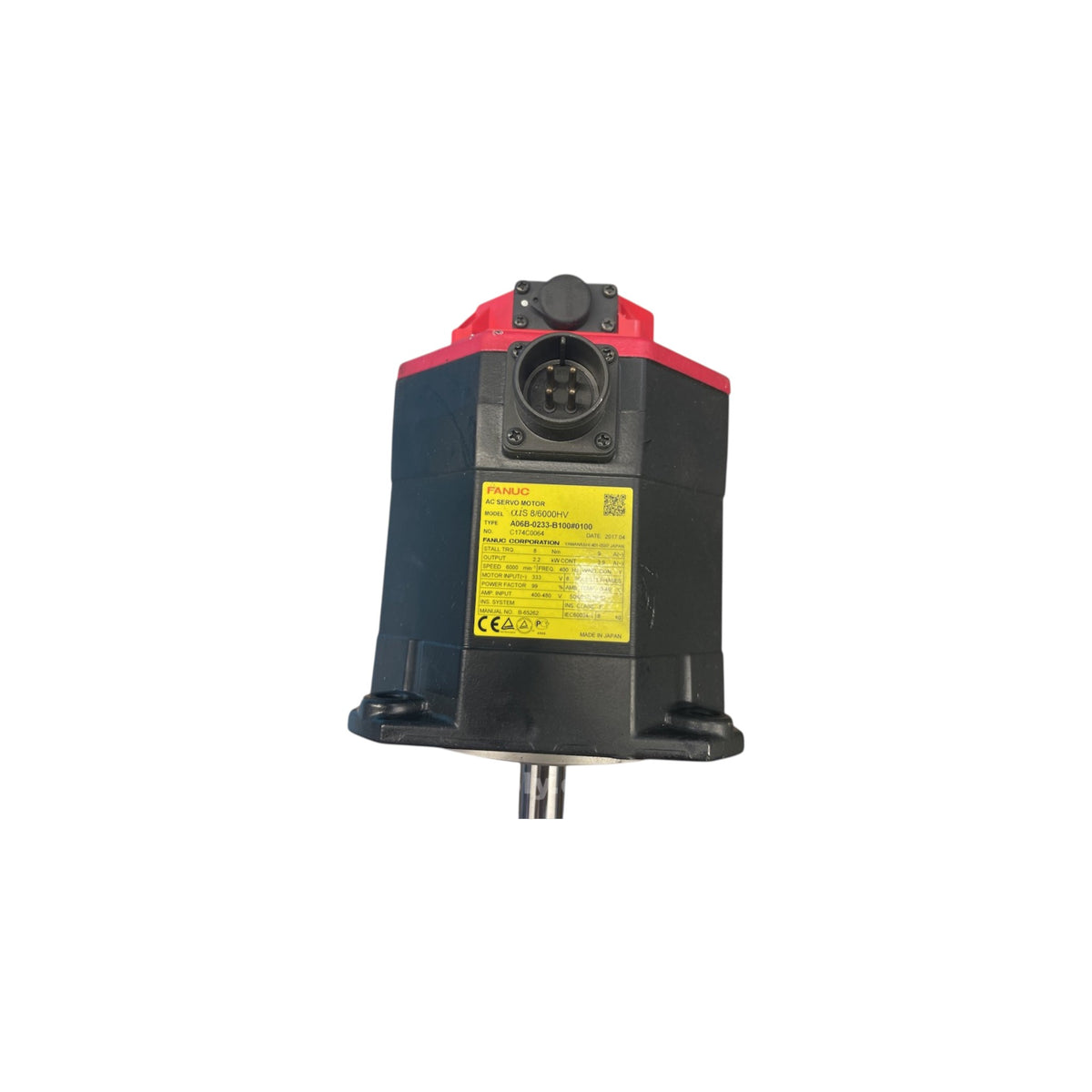 Fanuc Servo Motor αiS 8/6000HV A06B-0233