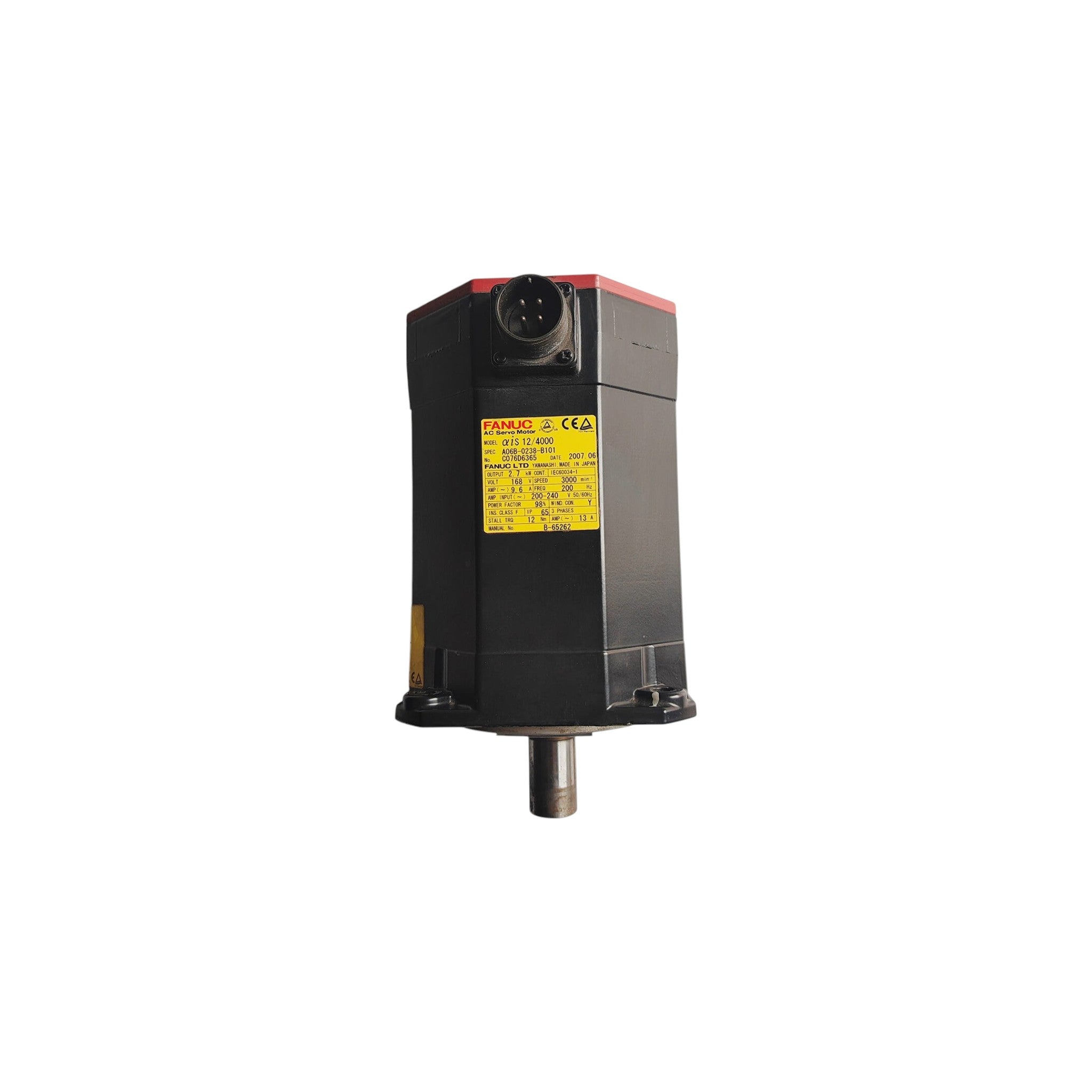 Fanuc Servo Motor αiS 12/4000 A06B-0238
