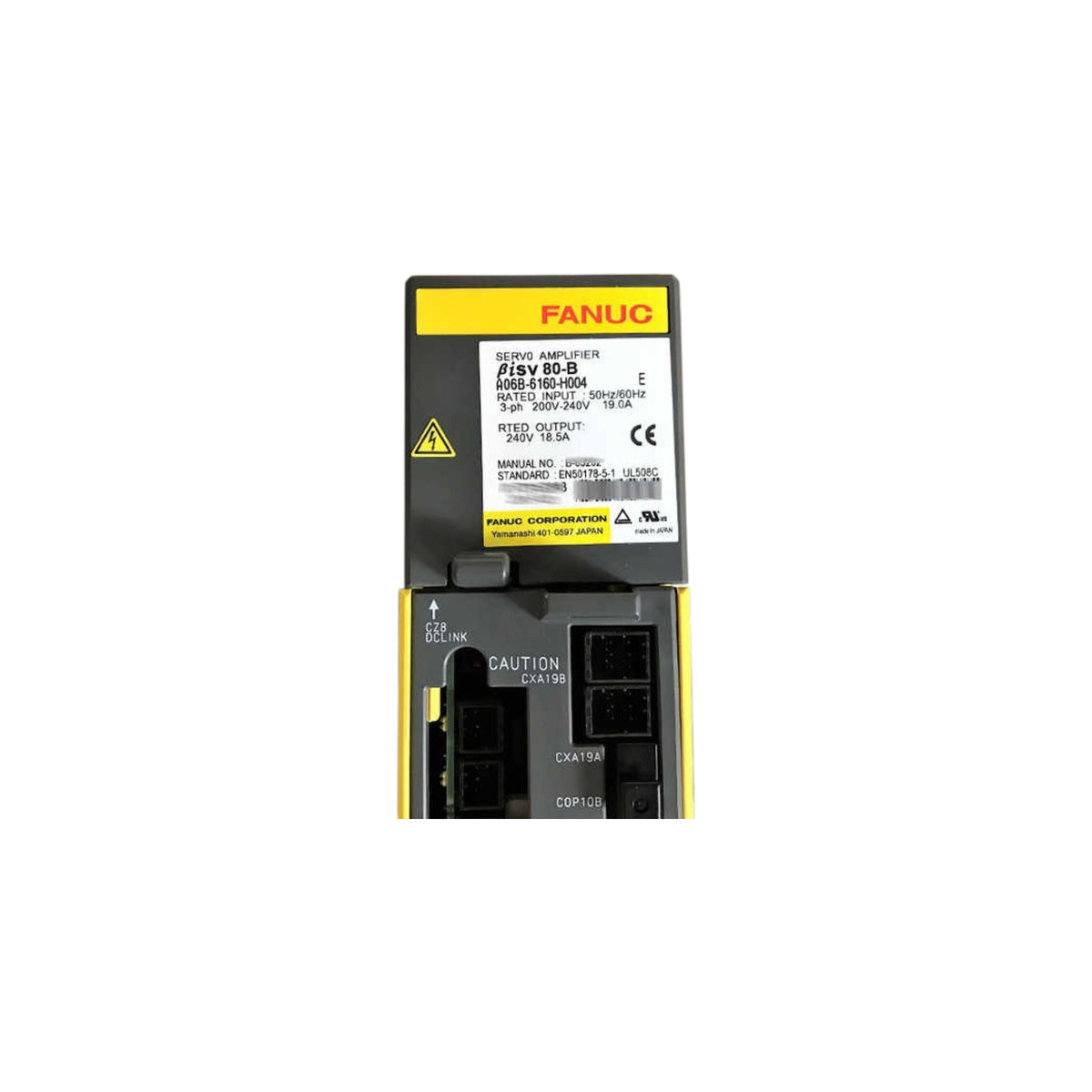 Fanuc Servo Amplifier βiSV80-B A06B-6160-H004