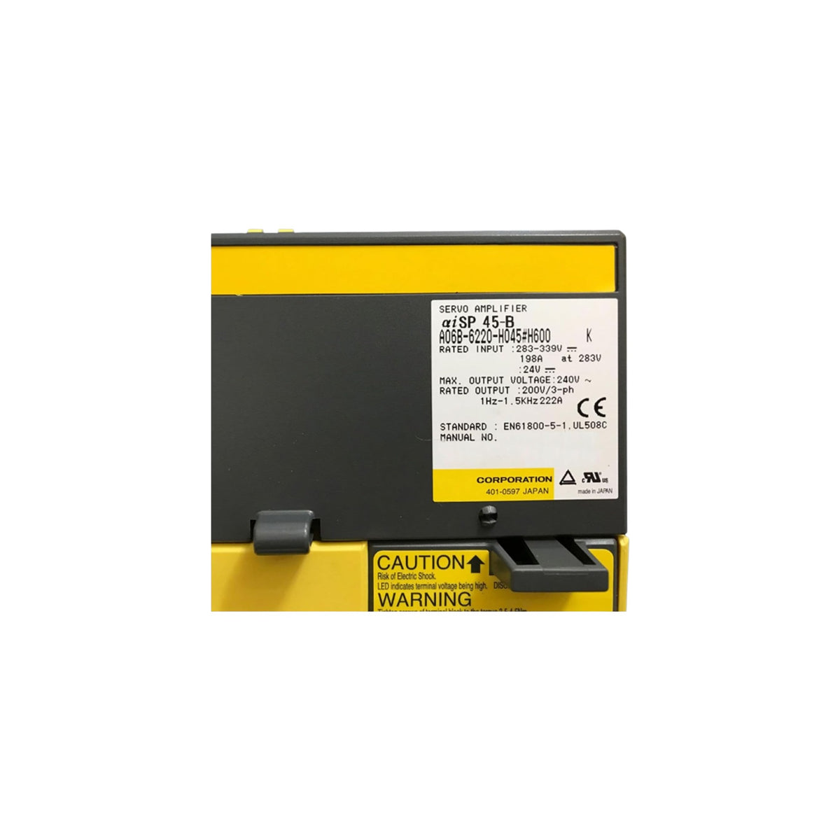 Fanuc Spindle Amplifier αiSP 45-B A06B-6220-H045#H600