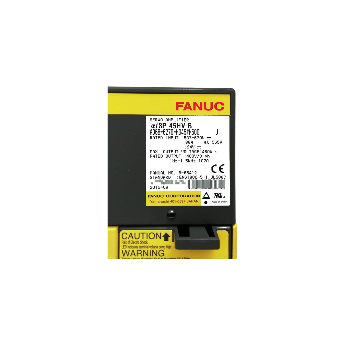 Fanuc Spindle Amplifier αiSP 45HV-B A06B-6270-H045#H600