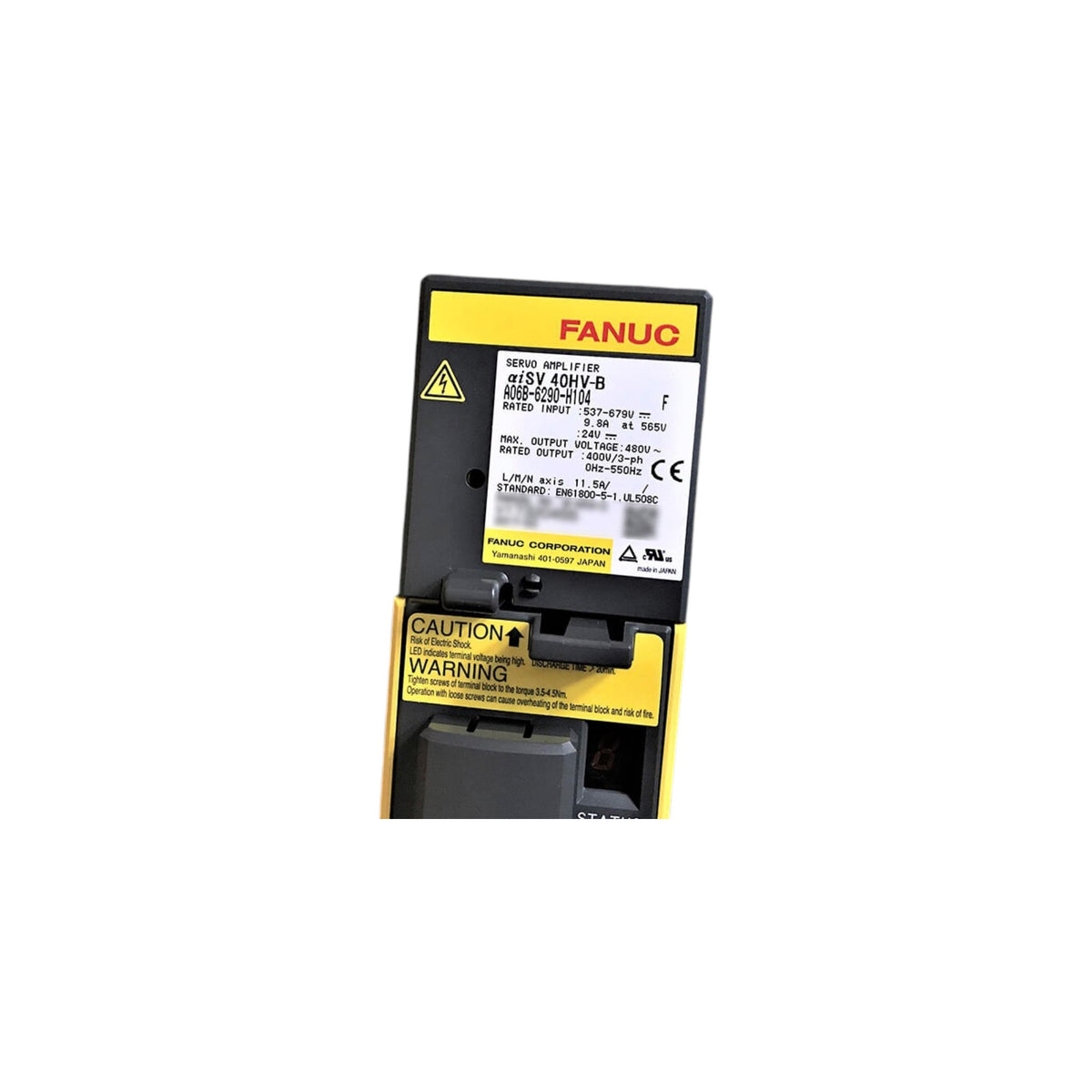 Fanuc Servo Amplifier αiSV 40HV-B A06B-6290-H104
