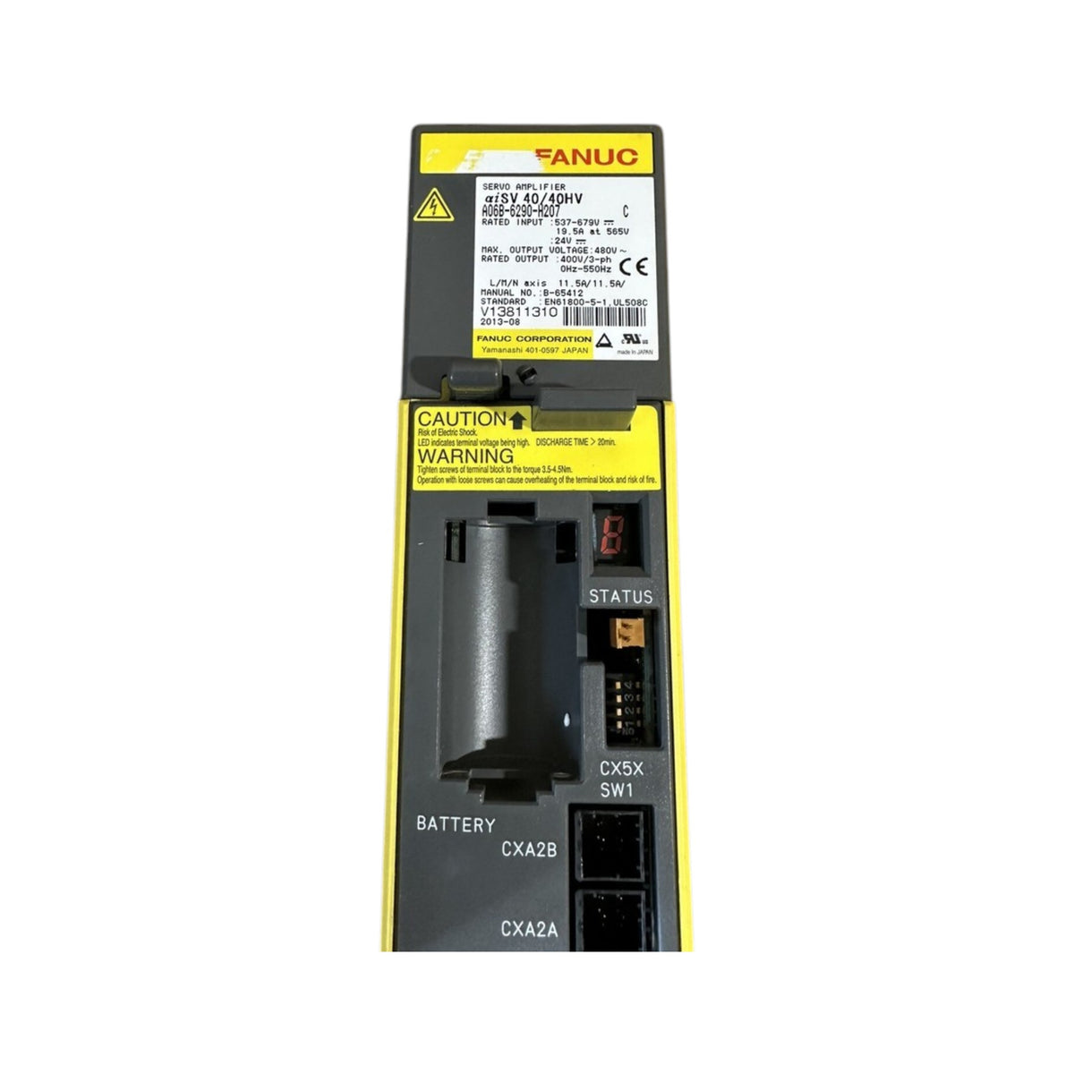 Fanuc Servo Amplifier αiSV 40/40HV-B A06B-6290-H207