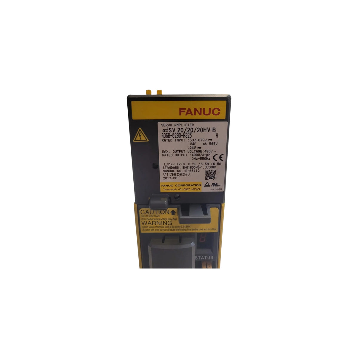 Fanuc Servo Amplifier αiSV 20/20/20HV-B A06B-6290-H325
