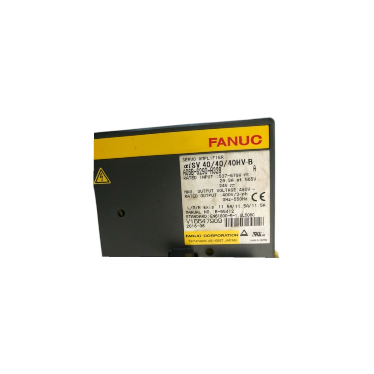 Fanuc Servo Amplifier αiSV 40/40/40HV-B A06B-6290-H328