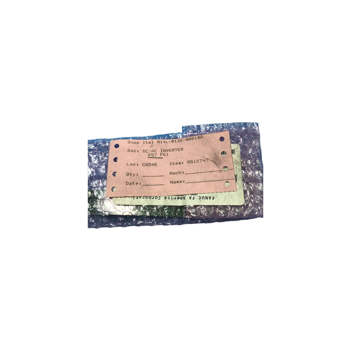 Fanuc PANEL i Inverter PCB 10.4" VGA A14L-0132-0001#A (300i/310i/320i)