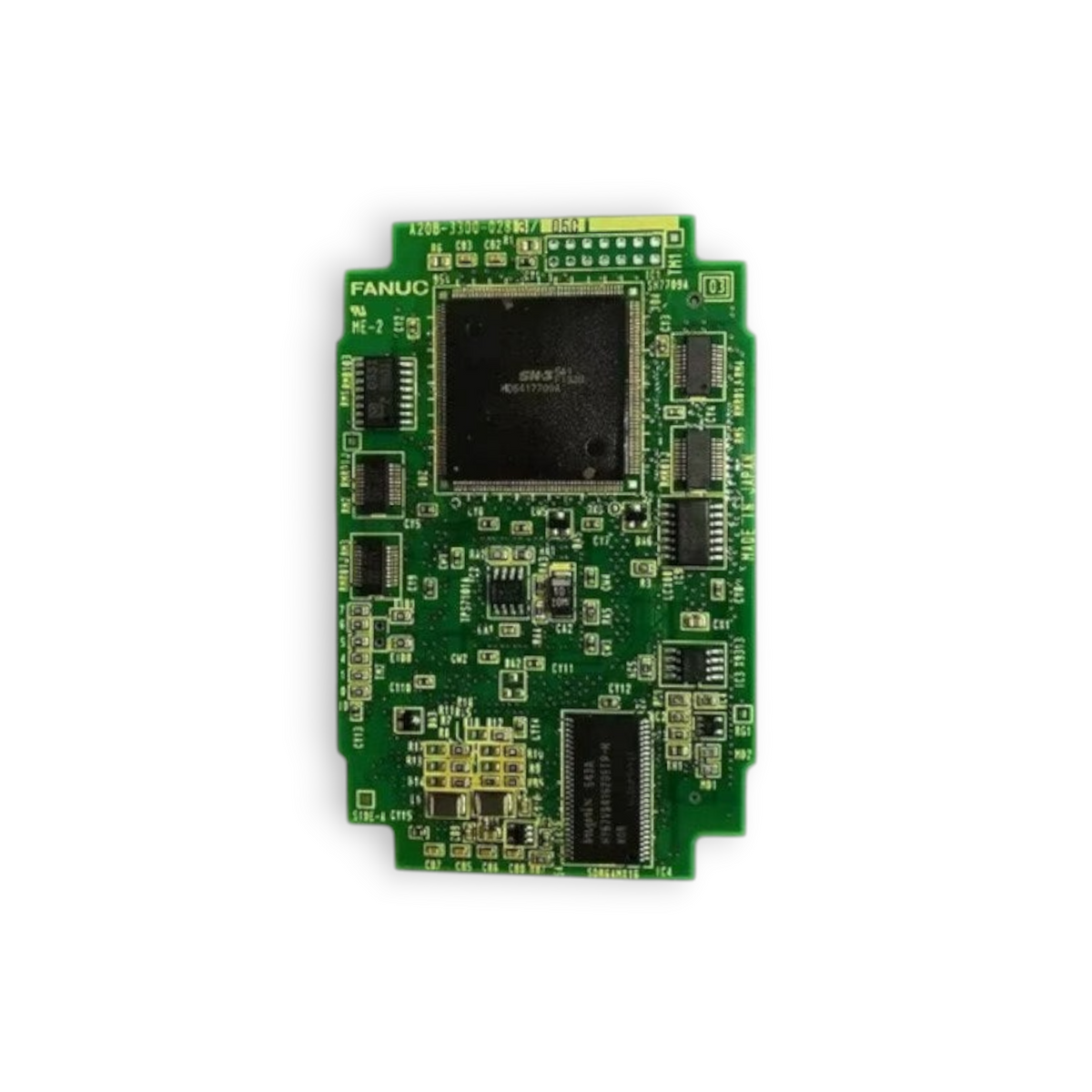 JJAutomation Fanuc A20B-3300-0283 graphic control PCB for CNC monochrome LCD displays with Ethernet connectivity