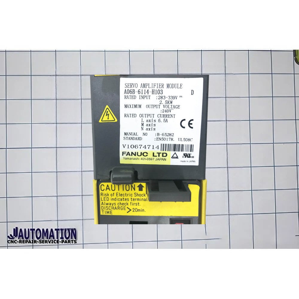 Fanuc ai Servo Amplifier 200VAC-input A06B-6114-H103