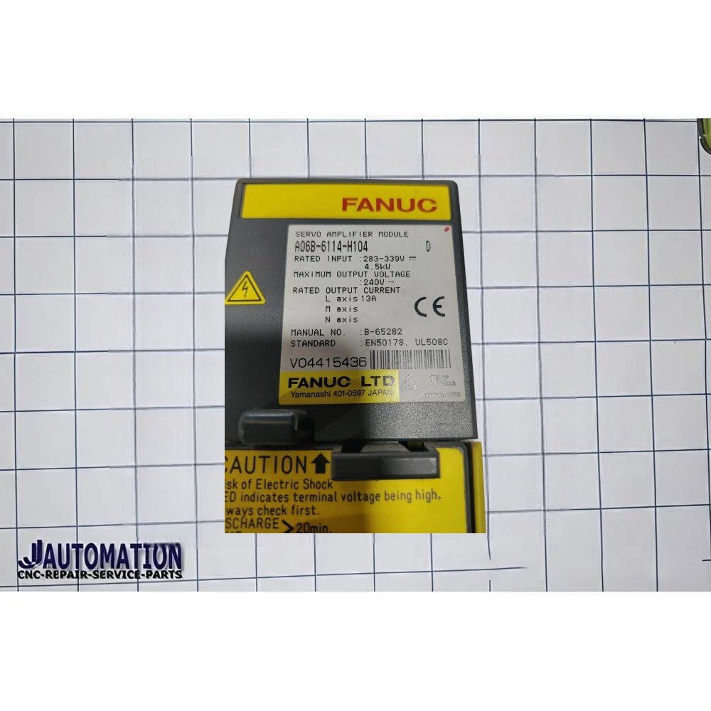 Fanuc ai Servo Amplifier 200VAC-input A06B-6114-C104
