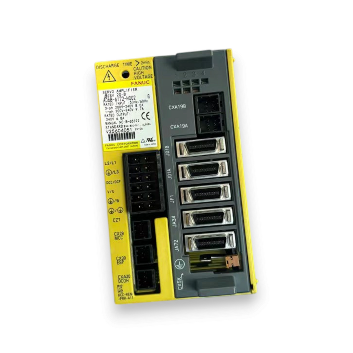 Fanuc Servo Amplifier βiSV20-B A06B-6172-H002 (I/O Link) - JJ Automation