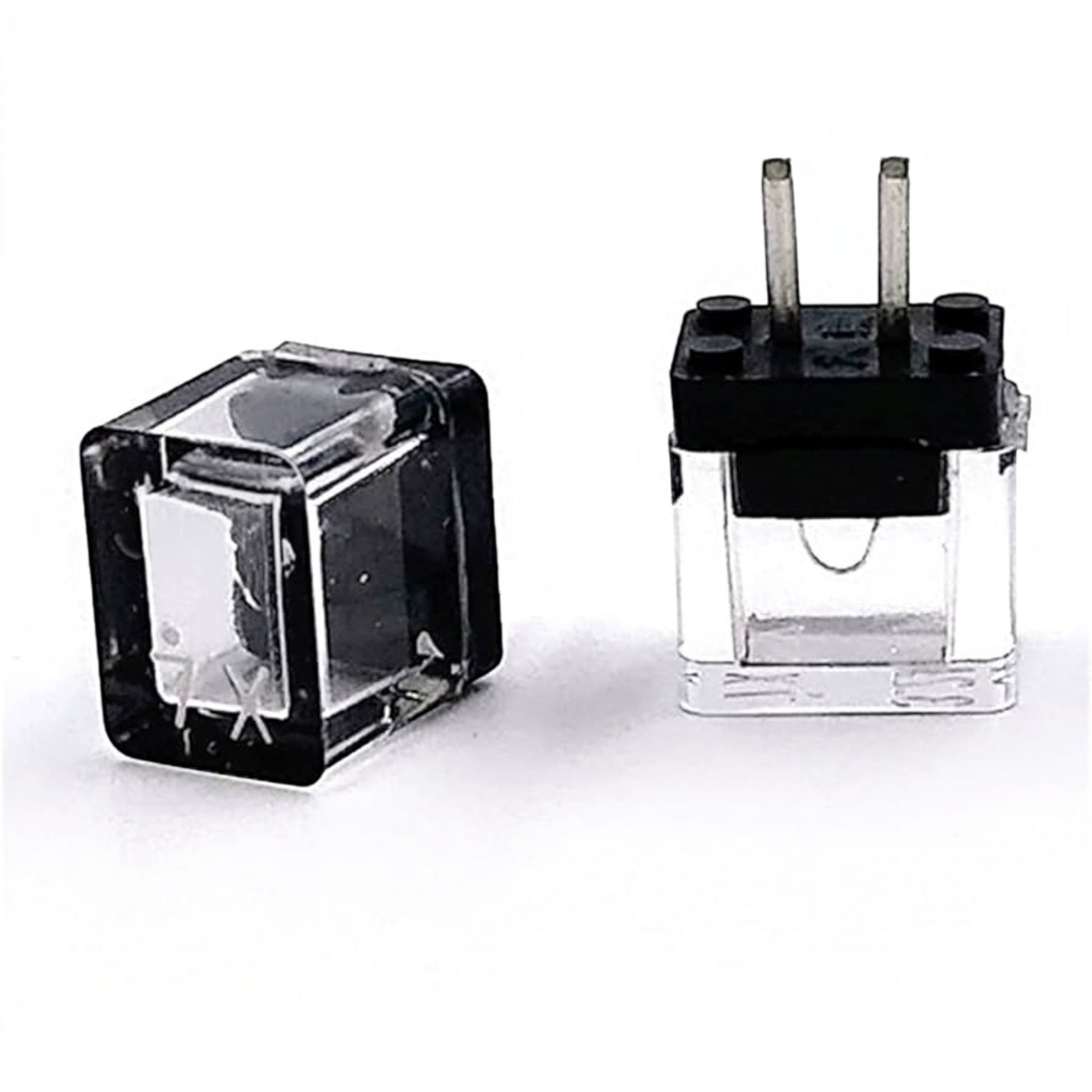 JJAutomation Fanuc A03B-0815-K002 3.2A CNC fuse with clear plastic housing and black base for industrial machinery.