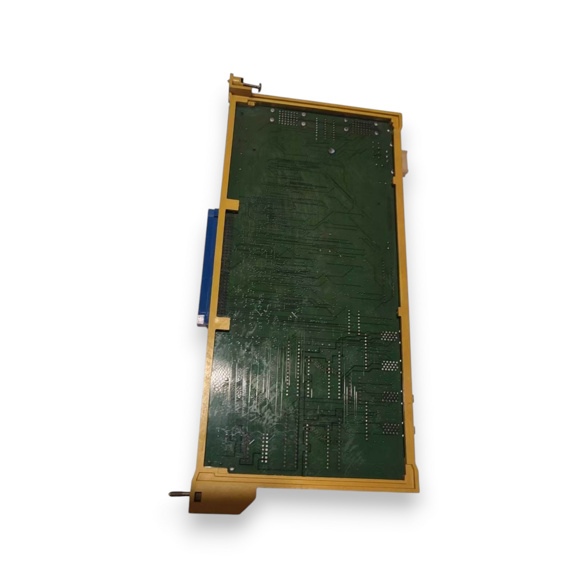 JJAutomation Fanuc A16B-2203-0021 32-bit axis PCB with yellow frame for Series 0-C and 0-D control systems